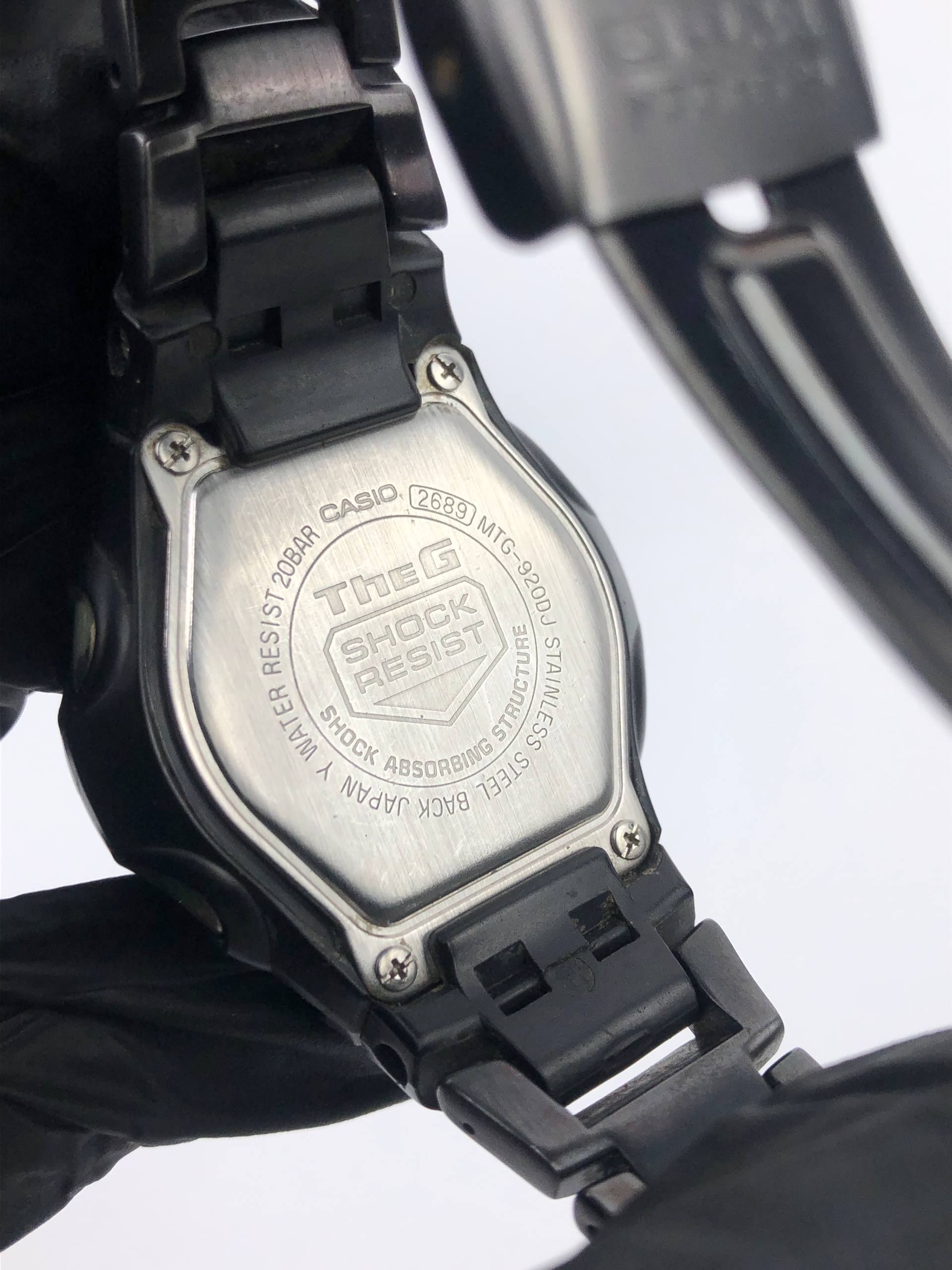 G SHOCK MTG-9200DJ THE G FULL BLACK STEEL ORIGINAL - Gambar 9