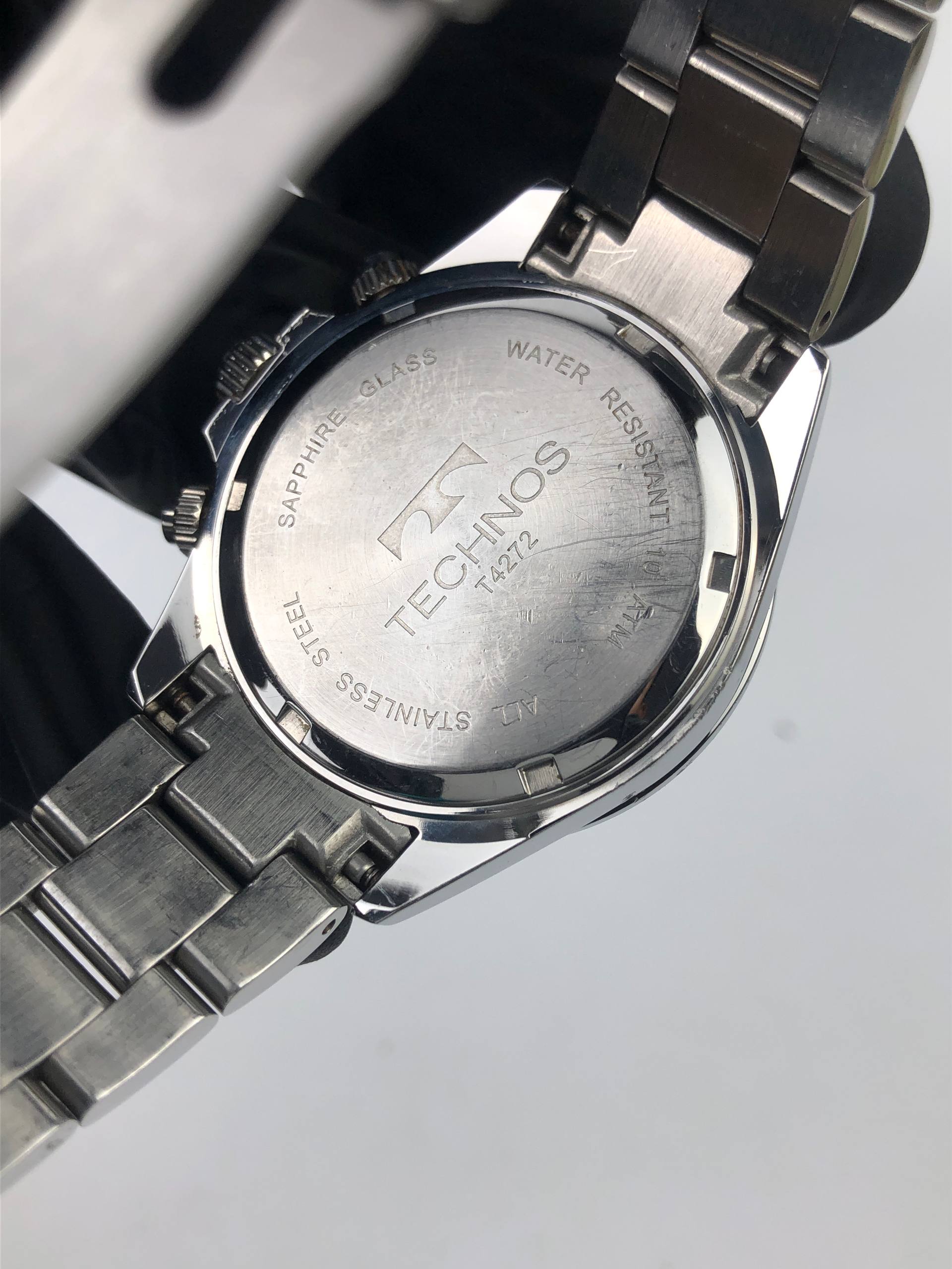 TECHNOS DAYTONA CHRONOGRAPH STAINLESS STEEL ALL ORIGINAL - Gambar 7