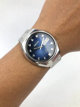 SEIKO 5 ACTUS CAL 6106 STOP SECOND BLUE DIAL