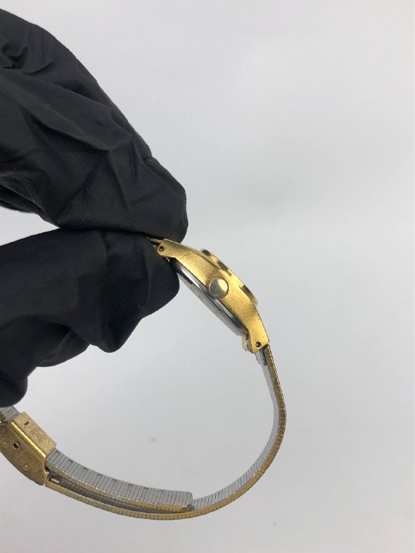 BENRUS VINTAGE OVAL CASE GOLD TONE QUARTZ - Gambar 5
