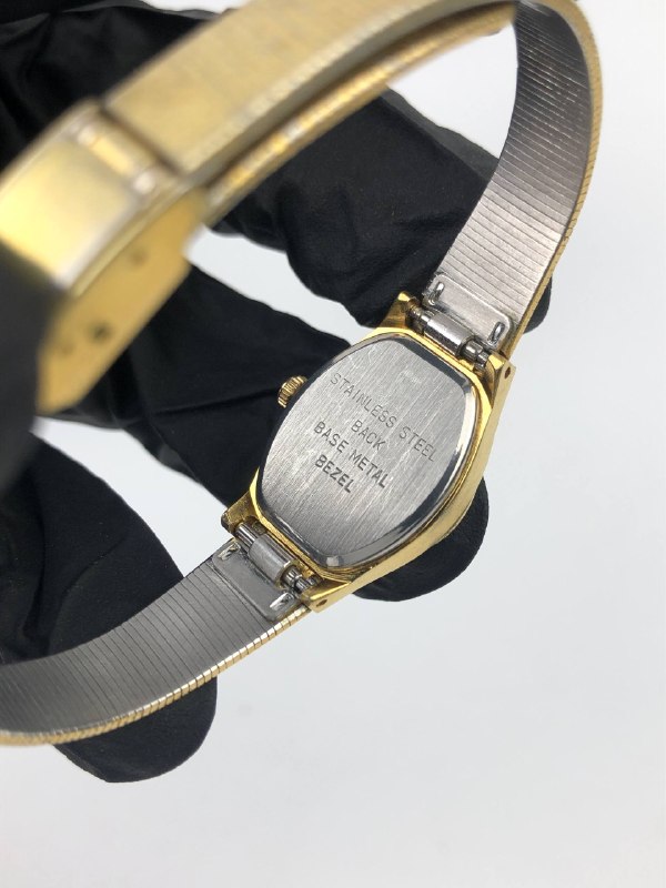 BENRUS VINTAGE OVAL CASE GOLD TONE QUARTZ - Gambar 7