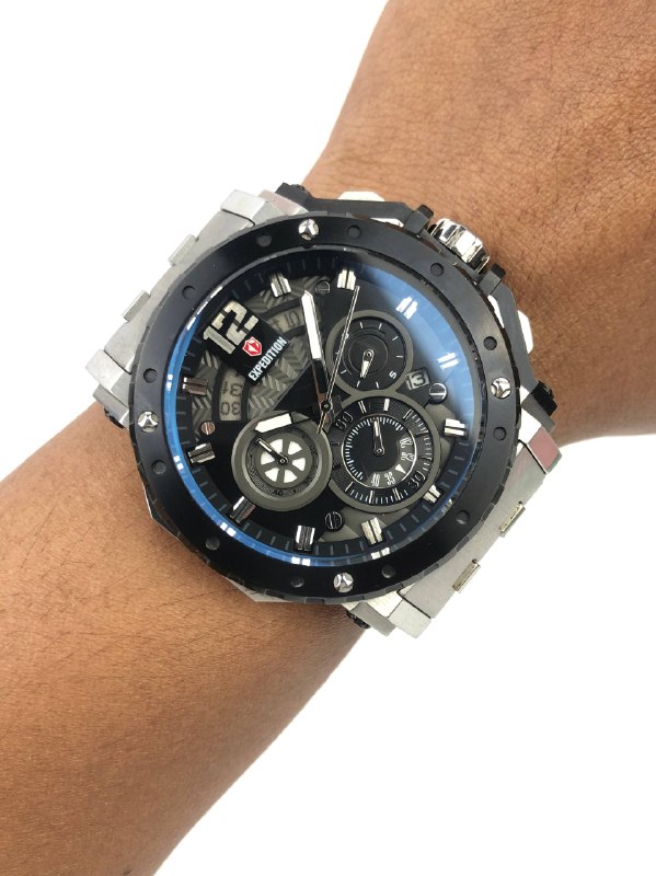 EXPEDITION E6402M MULTIFUNCTION BLACK DIAL