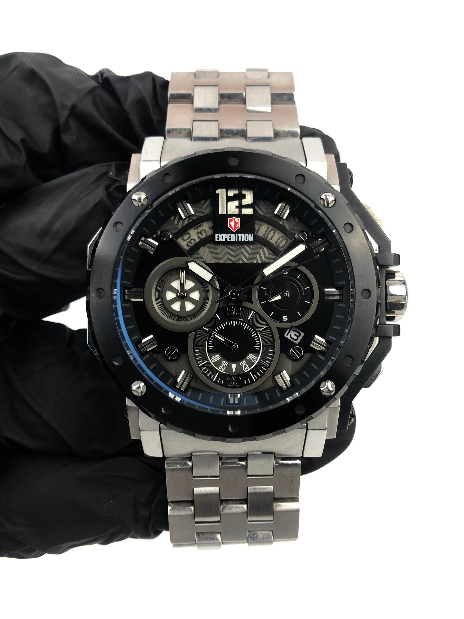 EXPEDITION E6402M MULTIFUNCTION BLACK DIAL - Gambar 2