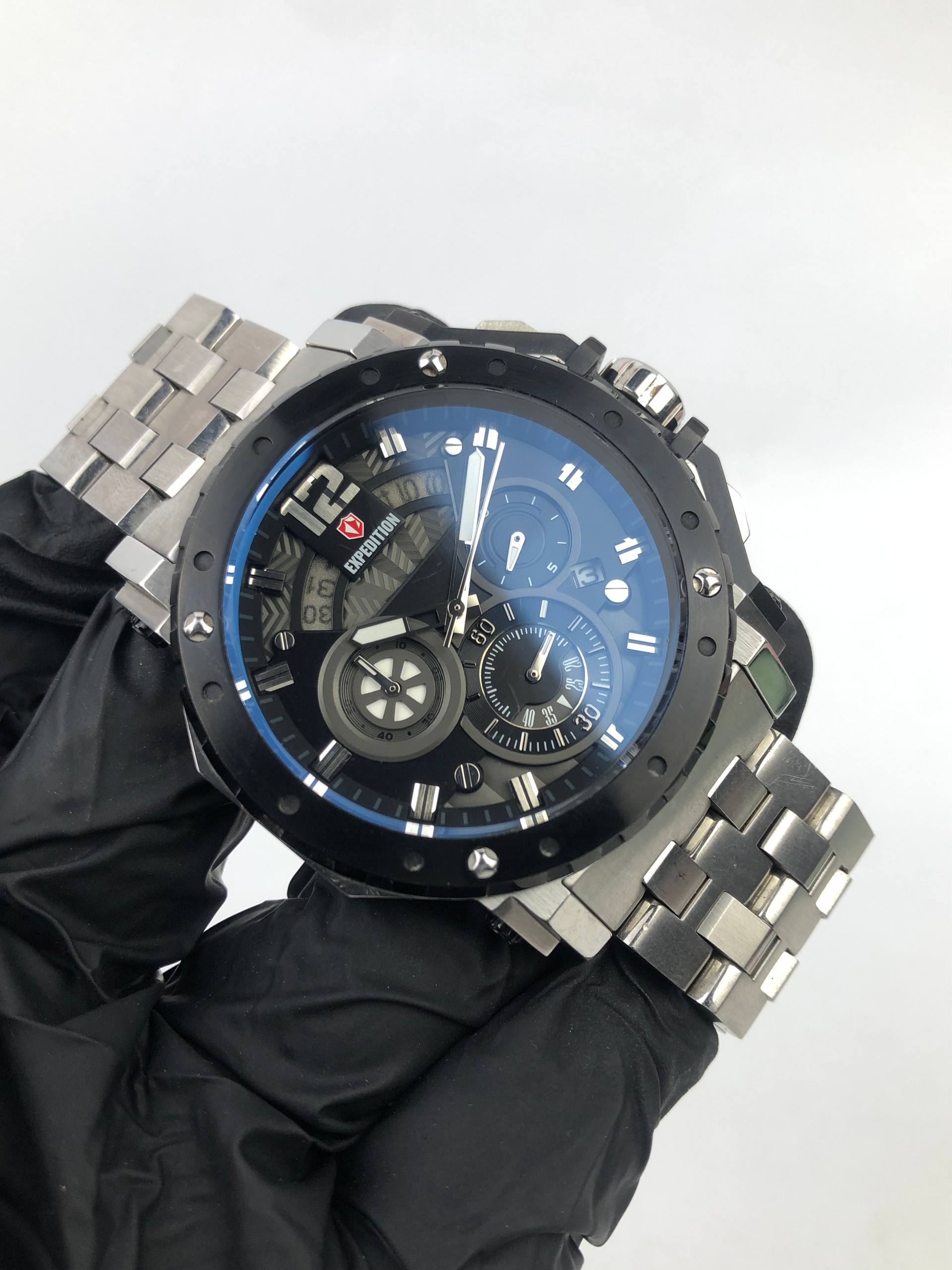 EXPEDITION E6402M MULTIFUNCTION BLACK DIAL - Gambar 4