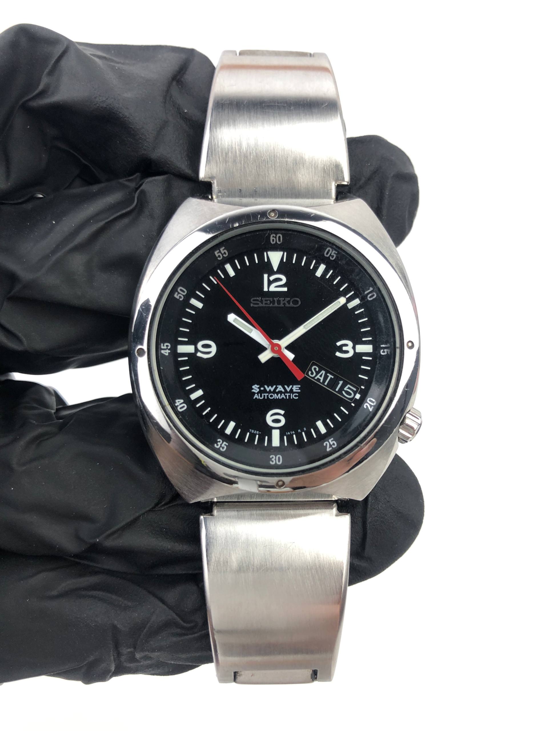 SEIKO S-WAVE REF 7S26-0120 MEN’S AUTOMATIC WATCH - Gambar 2