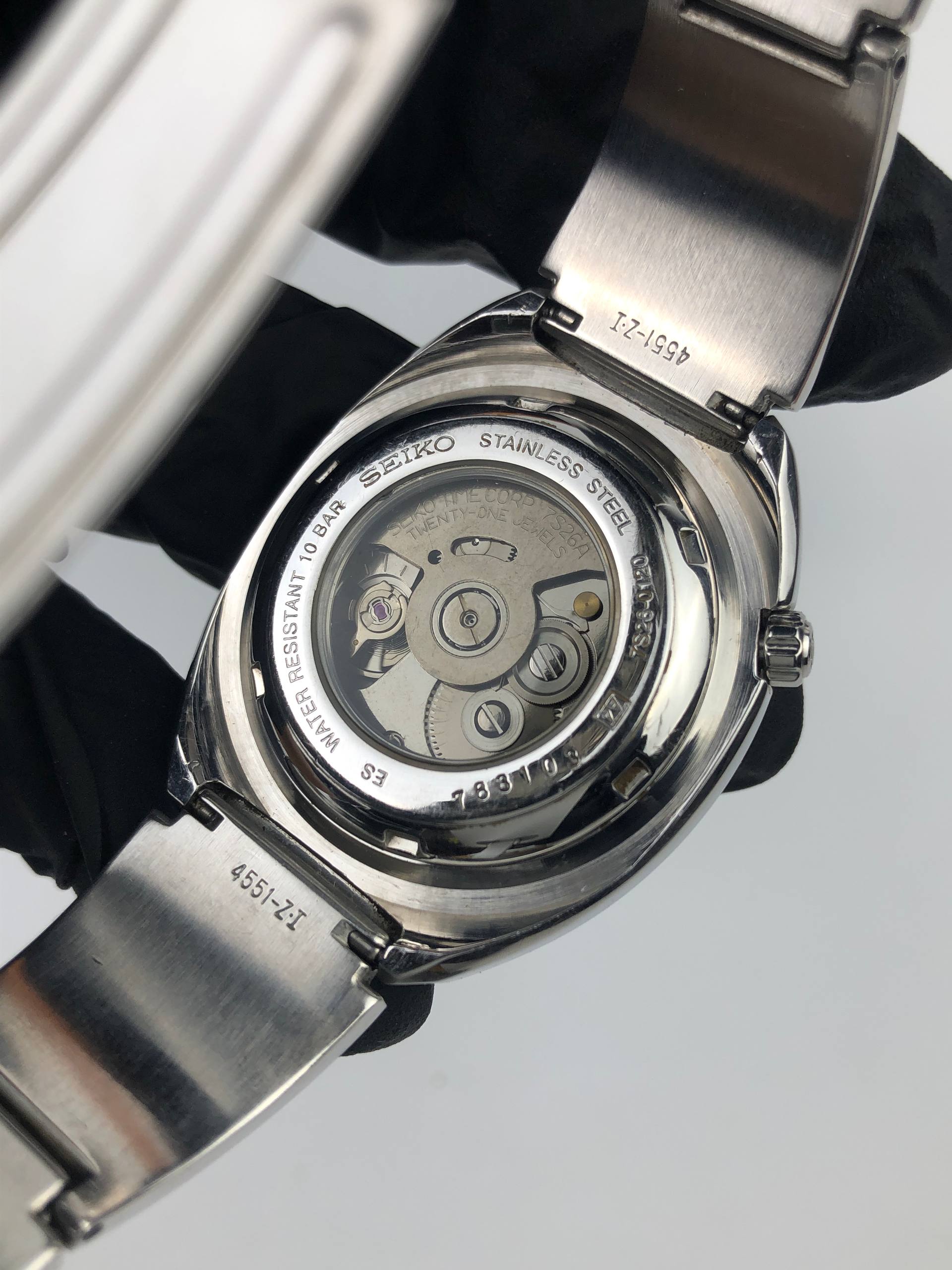 SEIKO S-WAVE REF 7S26-0120 MEN’S AUTOMATIC WATCH - Gambar 8