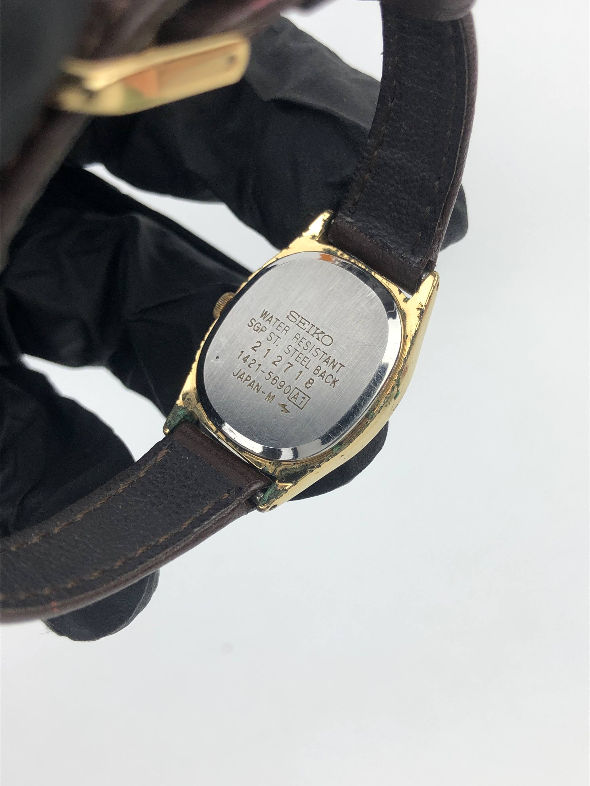 DRESSWATCH SEIKO QUARTZ CAL 1421 OVAL CASE LADIES - Gambar 7