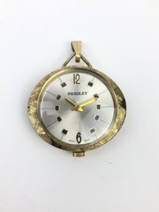 BRADLEY SWISS FLORENTINE FINISH PENDANT WATCH (JAM KALUNG)