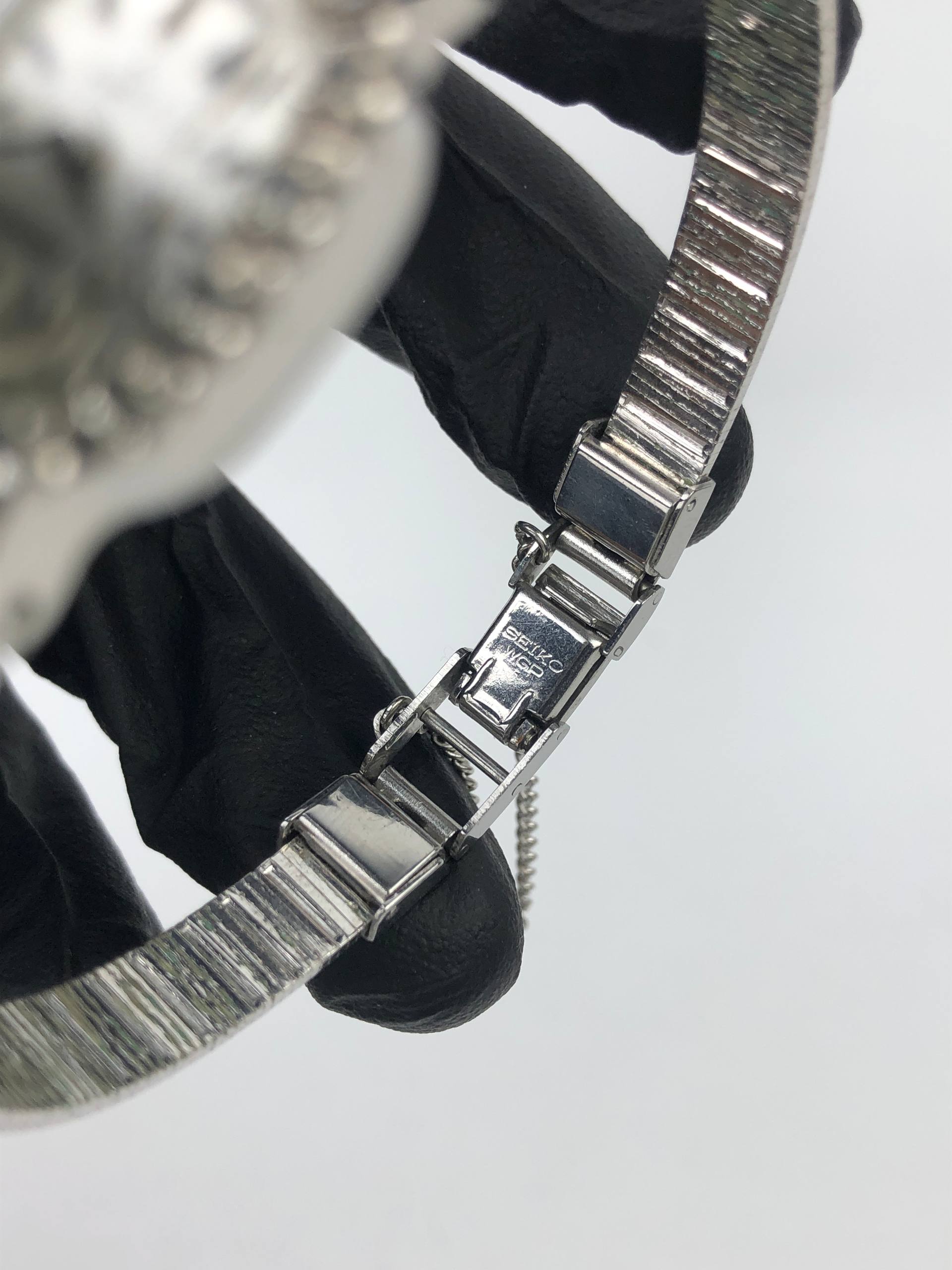 SEIKO 17 JEWELS WGP CRYSTAL BEZEL ORIGINAL - Gambar 7