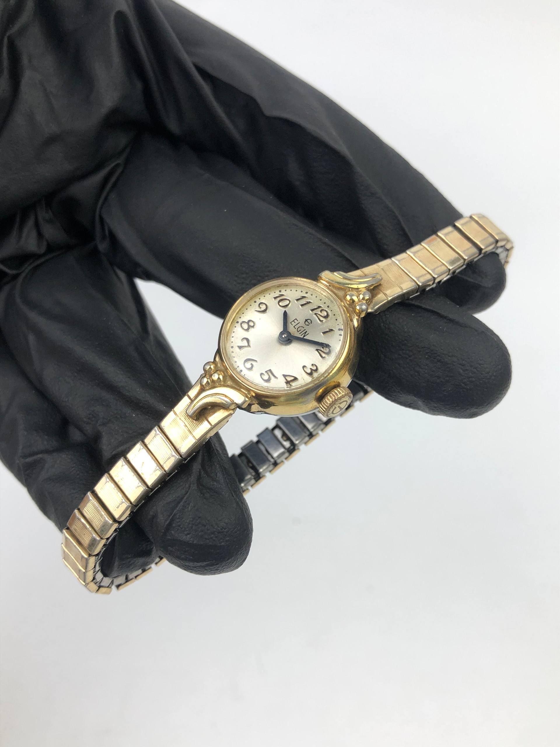 ELGIN USA VINTAGE LADIES BANGLE MANUAL WINDING - Gambar 3