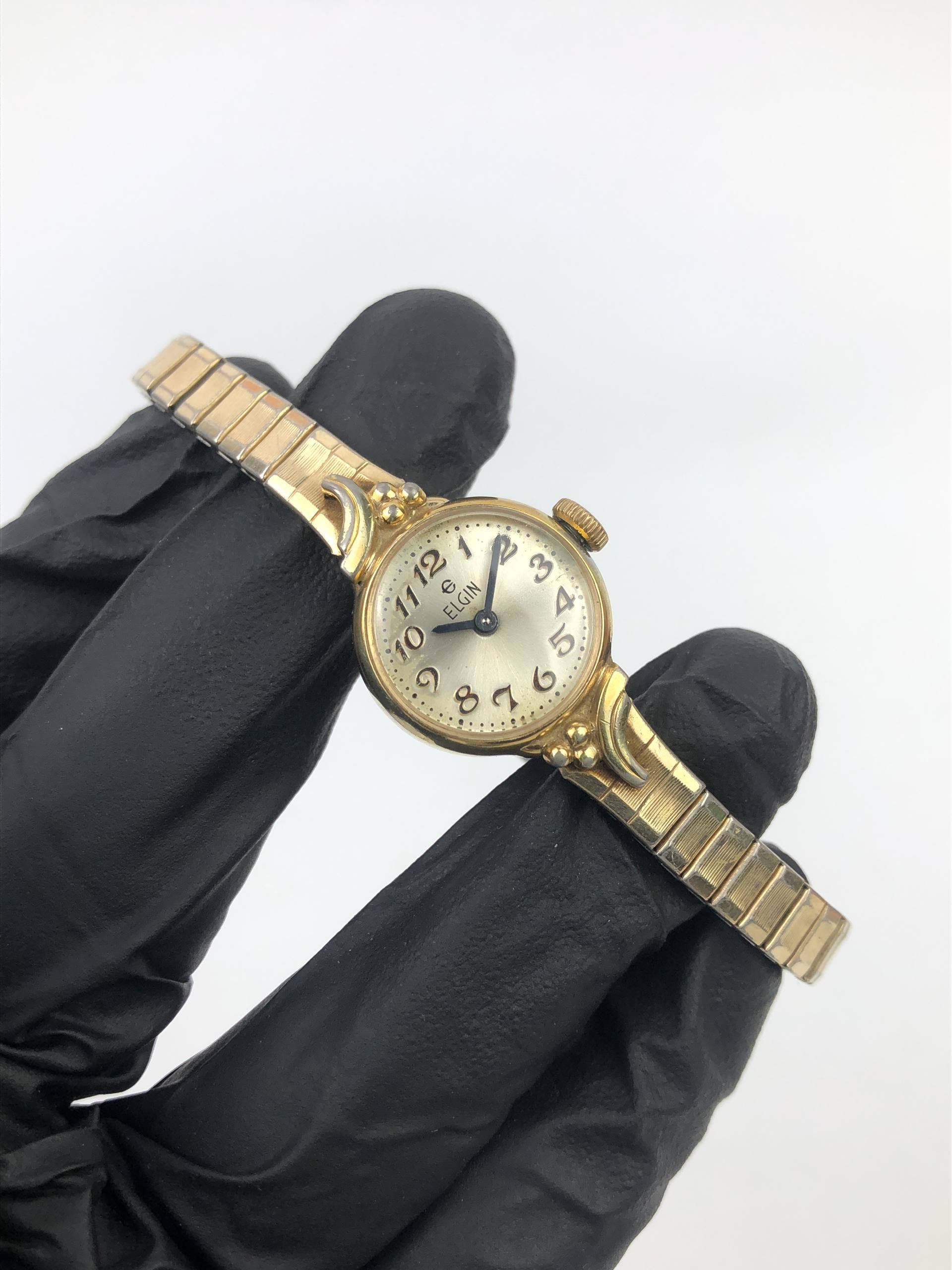 ELGIN USA VINTAGE LADIES BANGLE MANUAL WINDING - Gambar 4