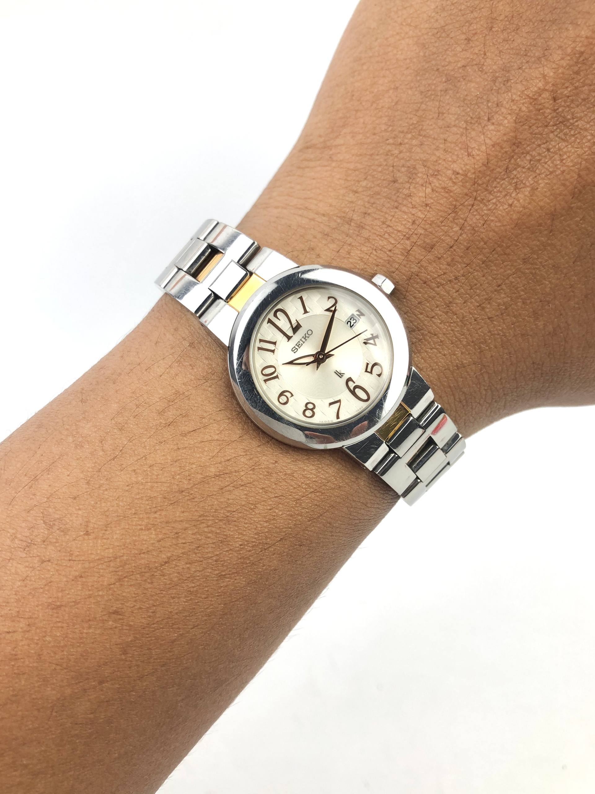 SEIKO LUKIA CAL 7N82 QUARTZ NUMERIK TWOTONE