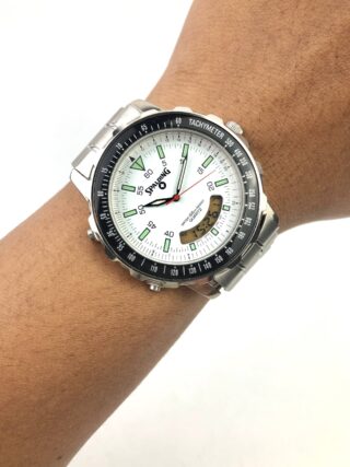 SPALDING ANADIGI SMILE FACE WHITE DIAL ALL ORIGINAL