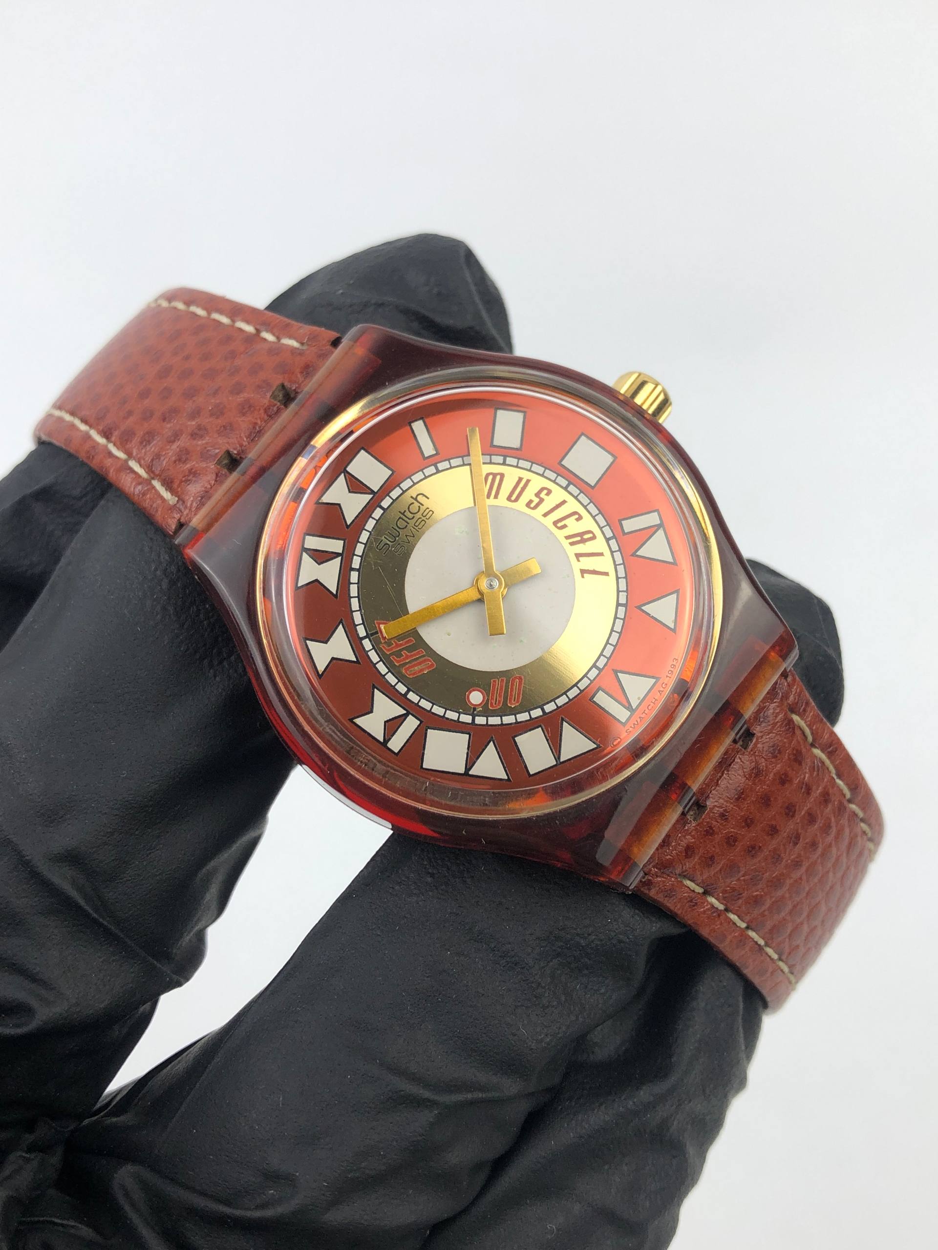RARE 90’s SWATCH MUSICAL ART DIAL ALL ORIGINAL - Gambar 4
