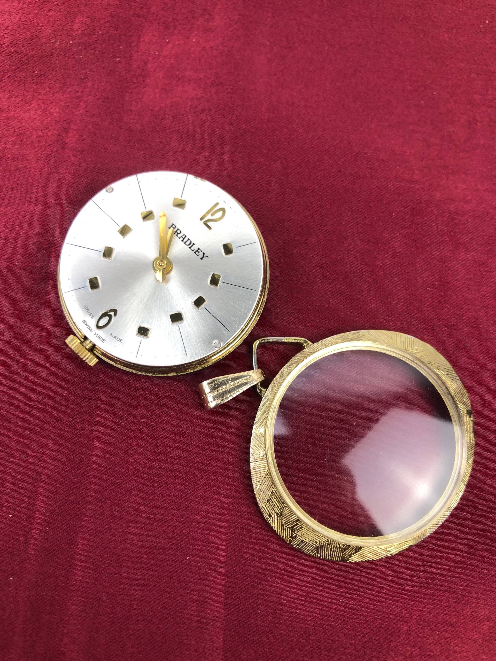 BRADLEY SWISS FLORENTINE FINISH PENDANT WATCH (JAM KALUNG) - Gambar 8