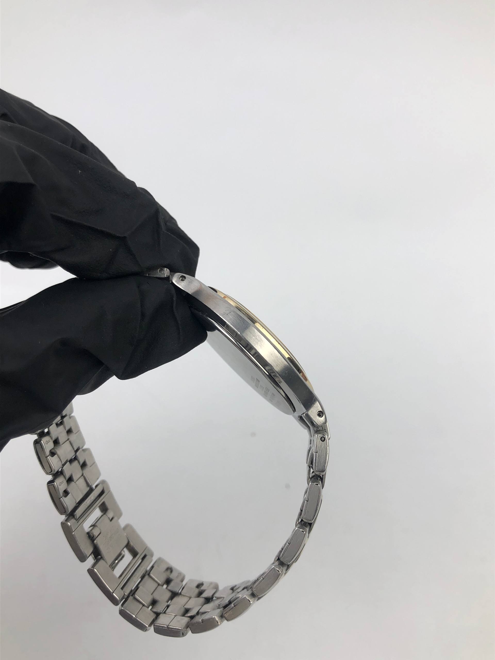 SEIKO LUCENT CAL 7N42 TWO TONE ROMAN DIAL DATE QUARTZ - Gambar 5