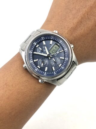 CASIO WVQ-500DJ WAVE CEPTOR ANA DIGI MULTIFUNCTION BLUE DIAL