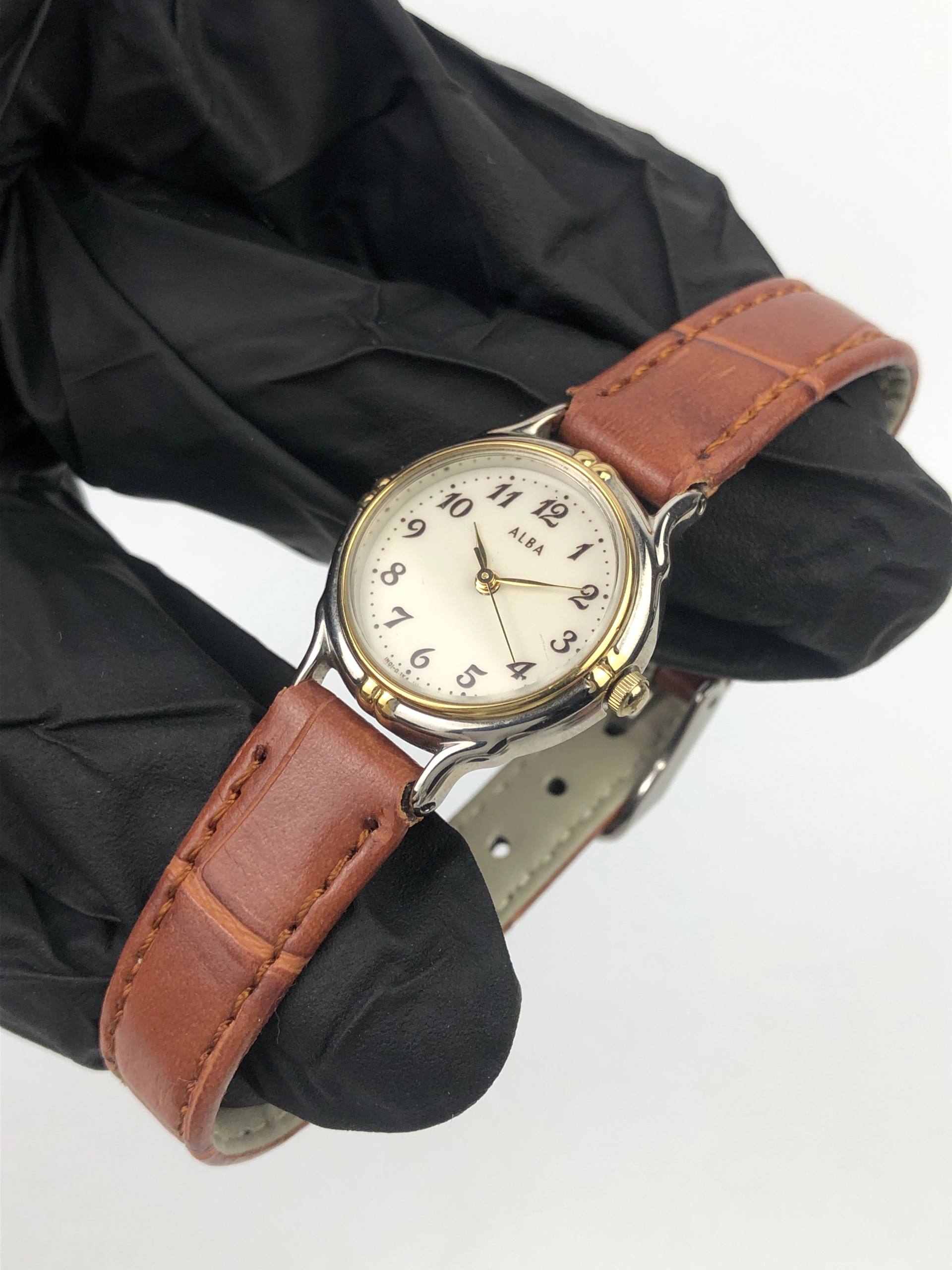 ALBA QUARTZ ARABIC DIAL LADIES DRESS WATC - Gambar 3