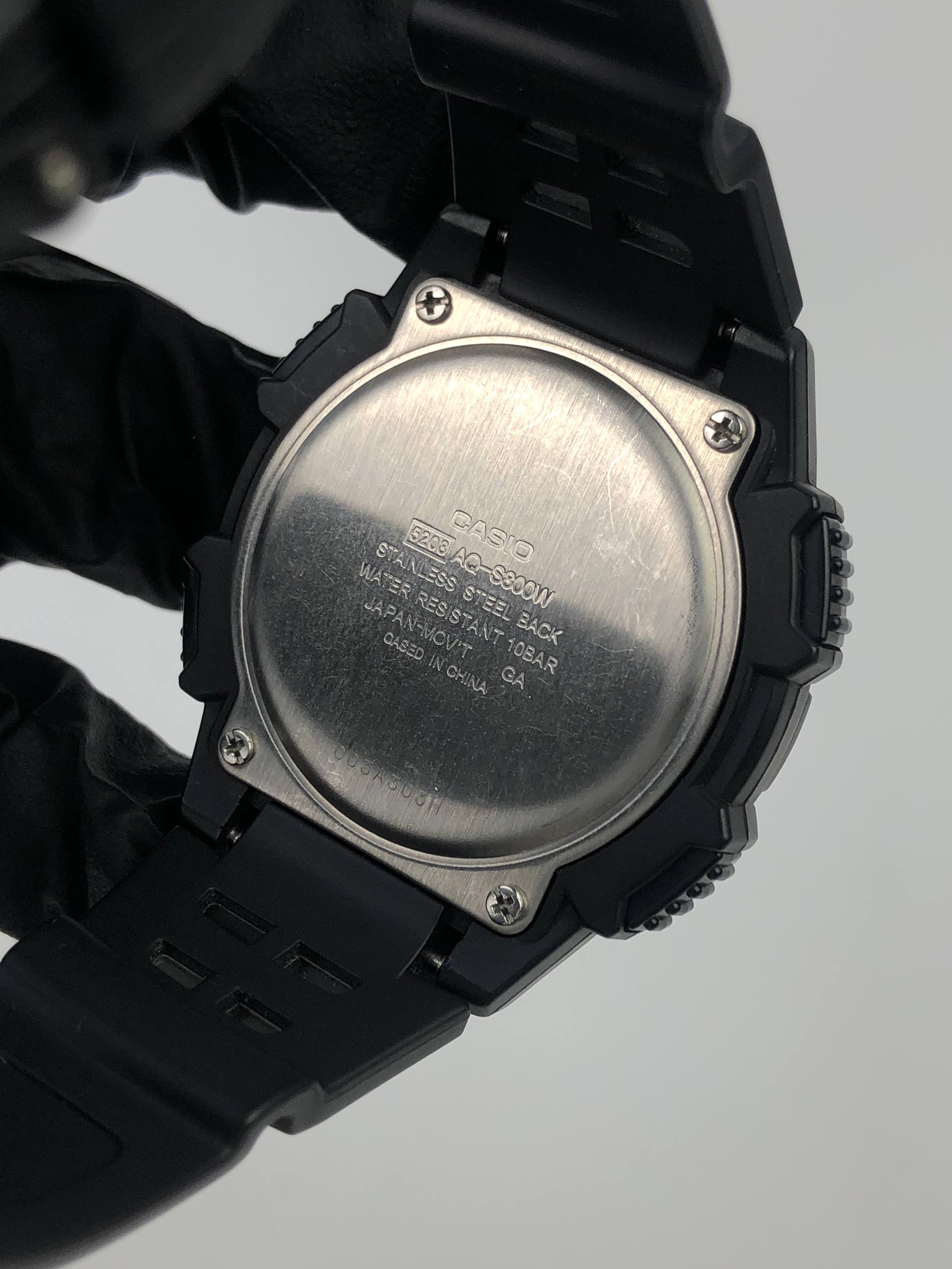 CASIO AQ-S800W TOUGH SOLAR ANA DIGI 100M SPORT WATCH - Gambar 7