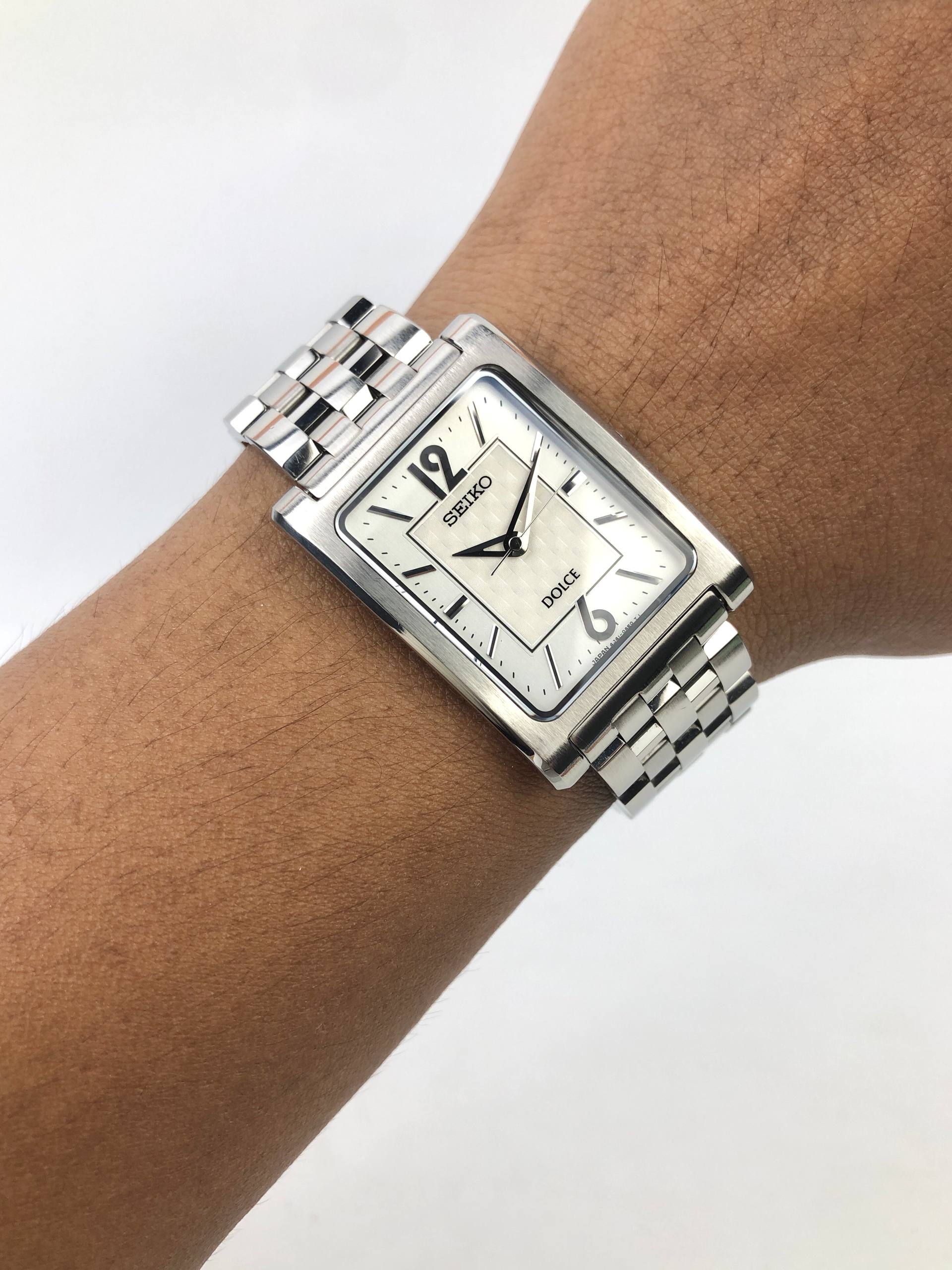 SEIKO DOLCE 4J41 HAQ QUARTZ TANK SAPPHIRE CRYSTAL JDM MADE IN JAPAN ORIGINAL - Gambar 2