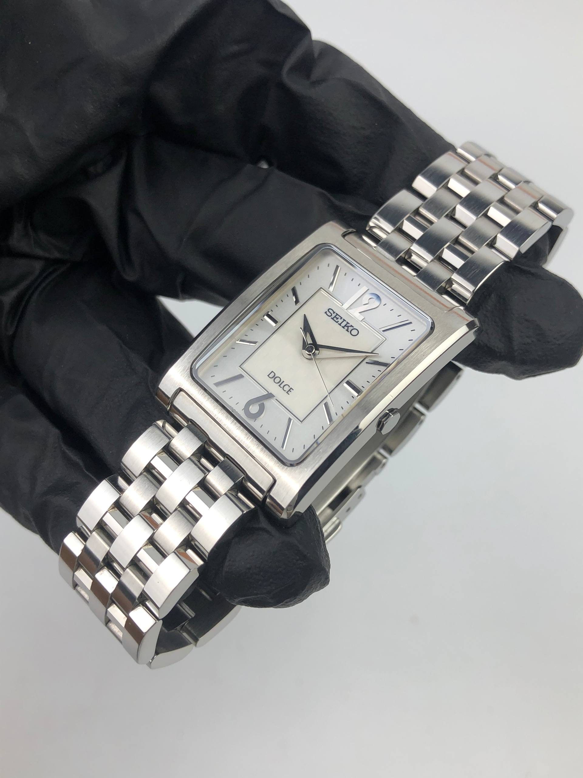 SEIKO DOLCE 4J41 HAQ QUARTZ TANK SAPPHIRE CRYSTAL JDM MADE IN JAPAN ORIGINAL - Gambar 4