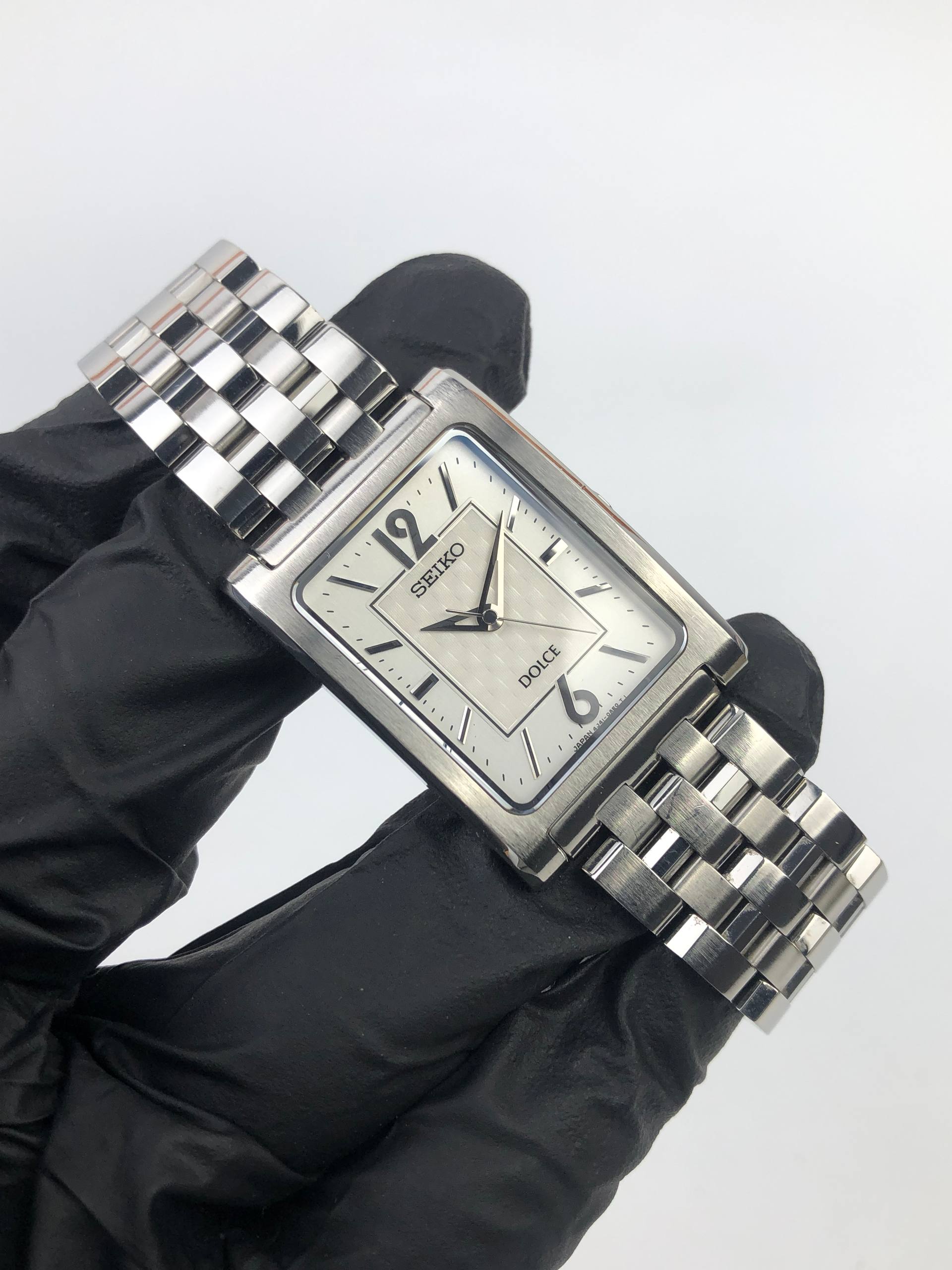 SEIKO DOLCE 4J41 HAQ QUARTZ TANK SAPPHIRE CRYSTAL JDM MADE IN JAPAN ORIGINAL - Gambar 5