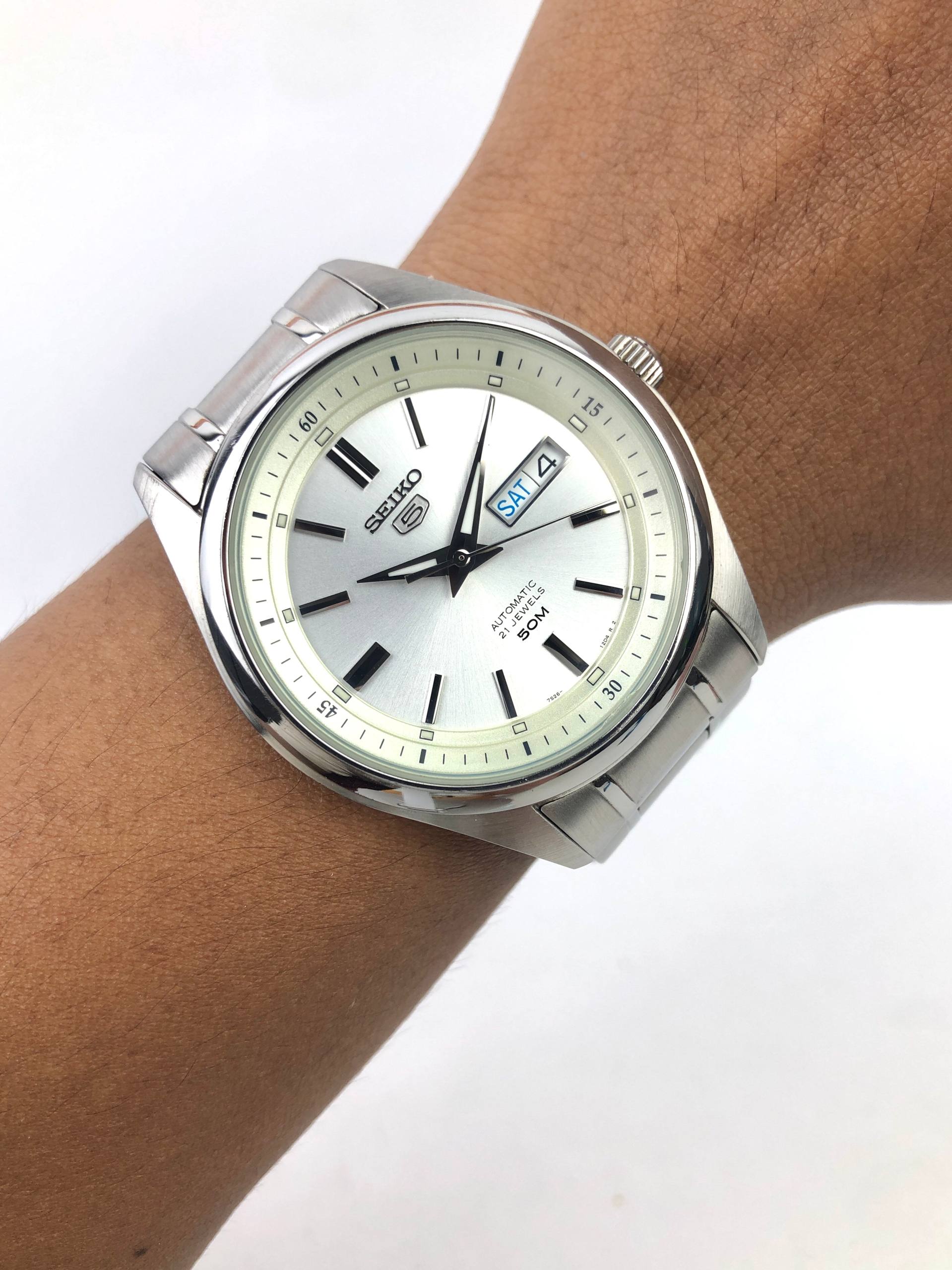 SEIKO 5 SNKE49J1 AUTOMATIC 7S26C 21 JEWELS MADE IN JAPAN FULLSET ORIGINAL - Gambar 2