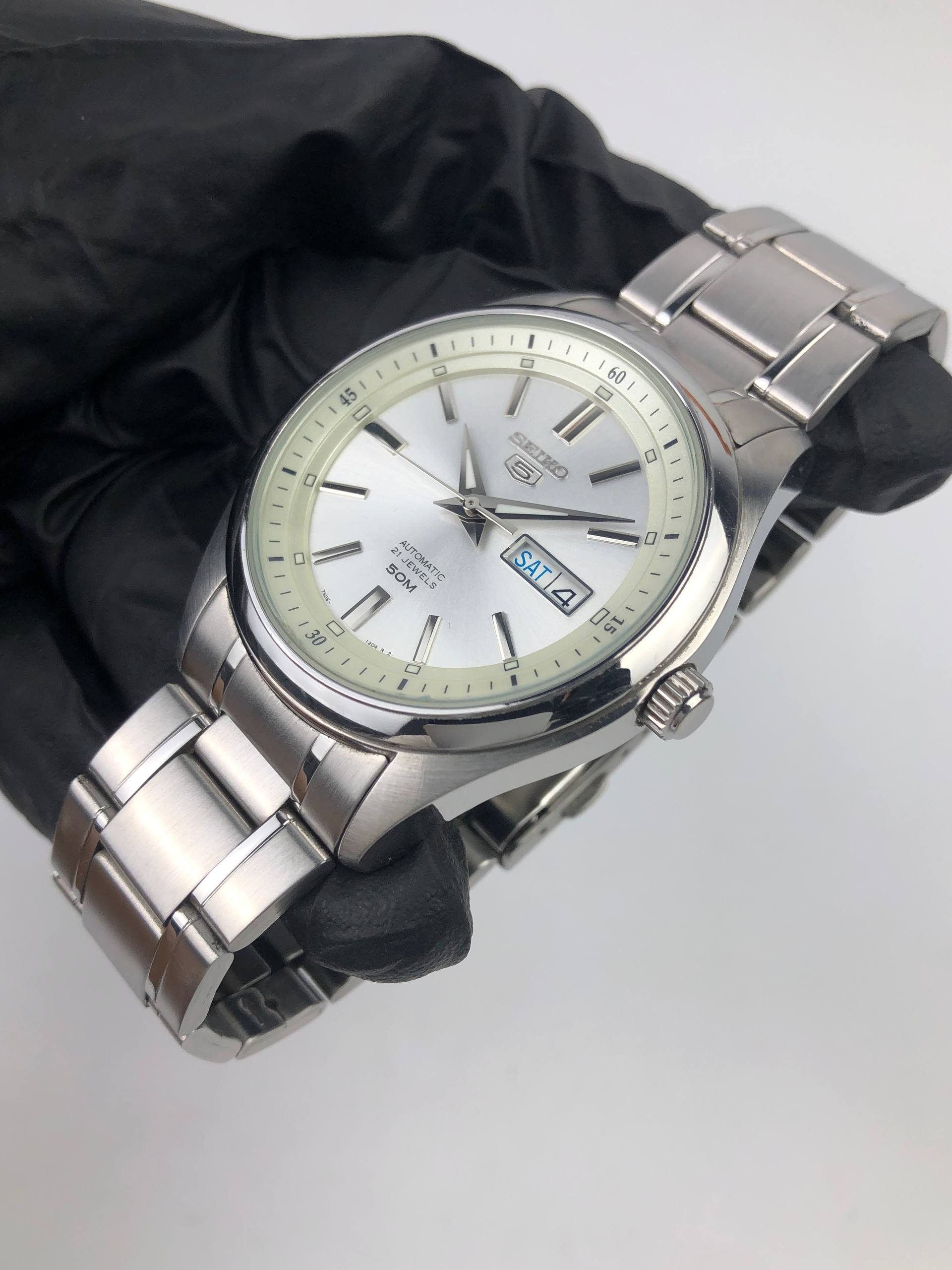 SEIKO 5 SNKE49J1 AUTOMATIC 7S26C 21 JEWELS MADE IN JAPAN FULLSET ORIGINAL - Gambar 4