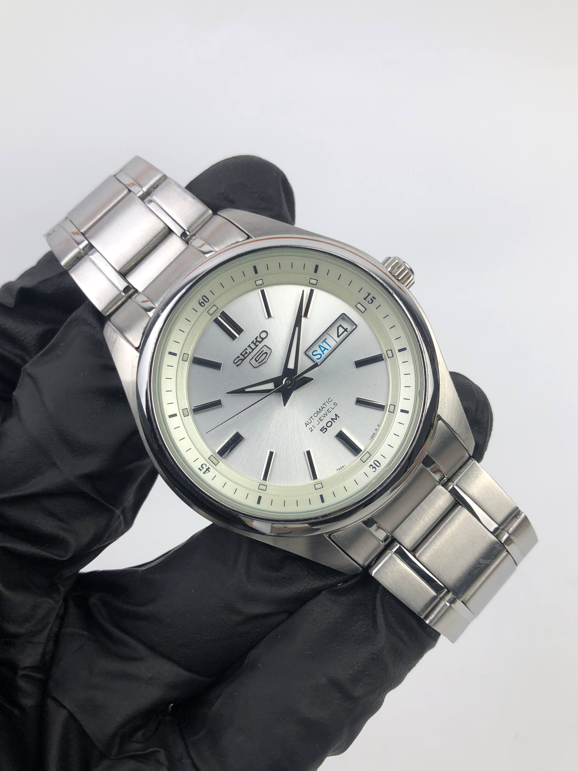 SEIKO 5 SNKE49J1 AUTOMATIC 7S26C 21 JEWELS MADE IN JAPAN FULLSET ORIGINAL - Gambar 5
