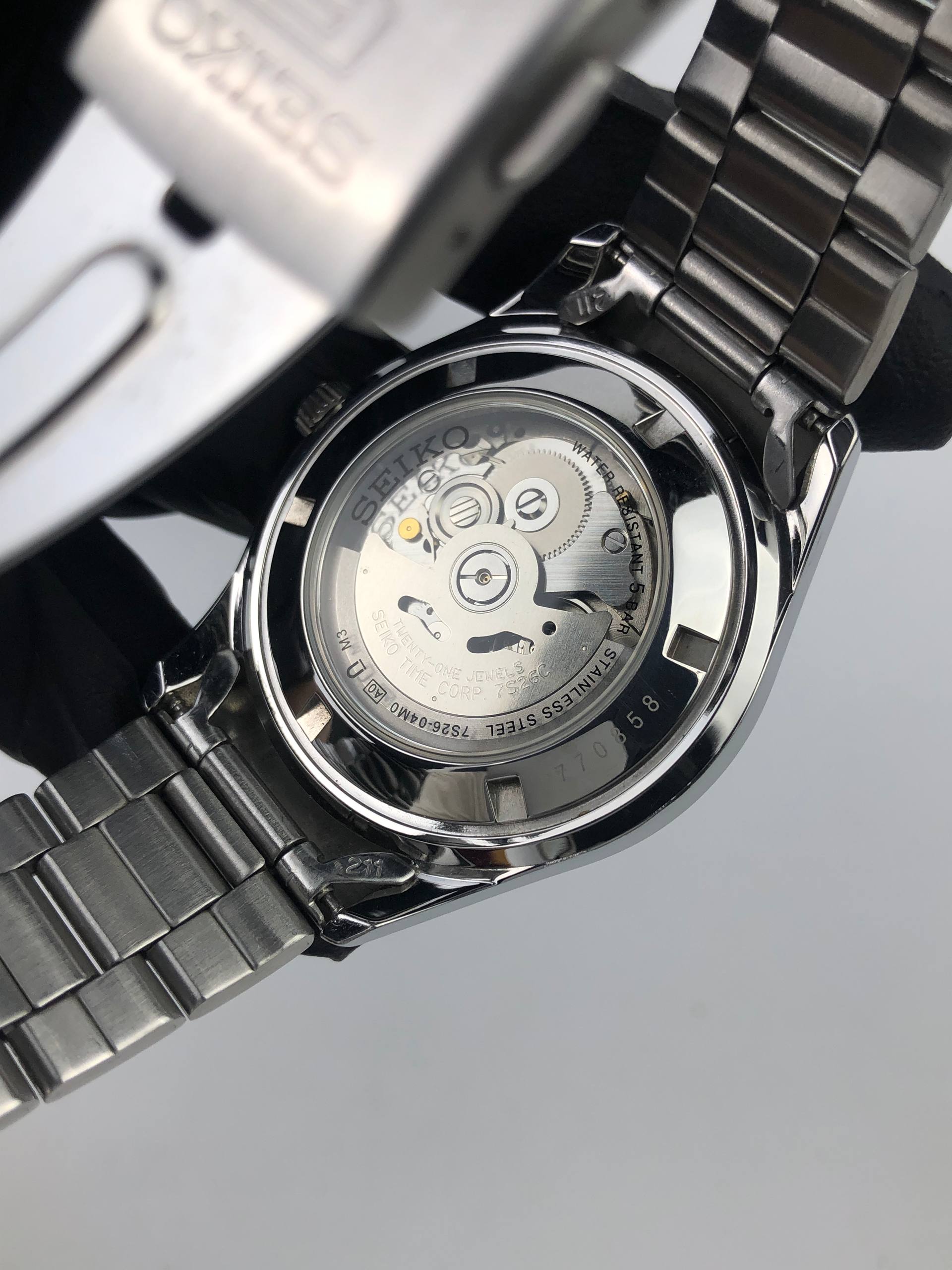 SEIKO 5 SNKE49J1 AUTOMATIC 7S26C 21 JEWELS MADE IN JAPAN FULLSET ORIGINAL - Gambar 9