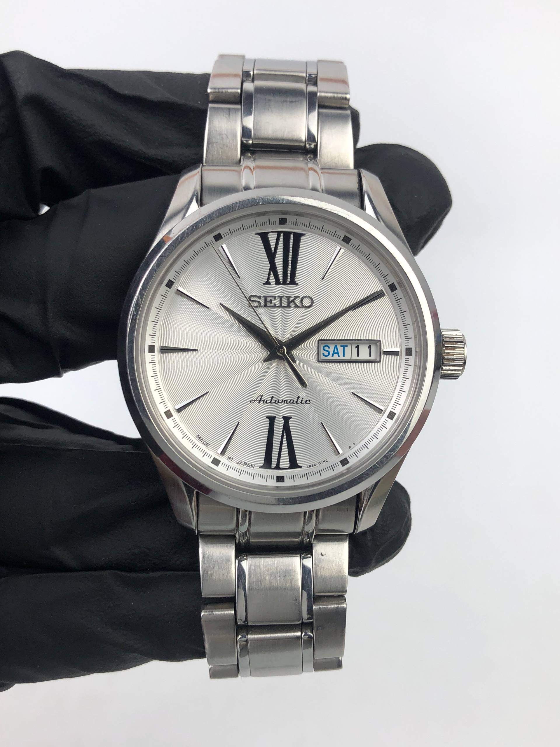 SEIKO SRP323J1 CAL 4R36 PRESAGE AUTOMATIC GUILLOCHE DIAL - Gambar 3