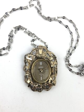 PENDANT WATCH SEIKO CAL 11 17 JEWELS MANUAL WIND