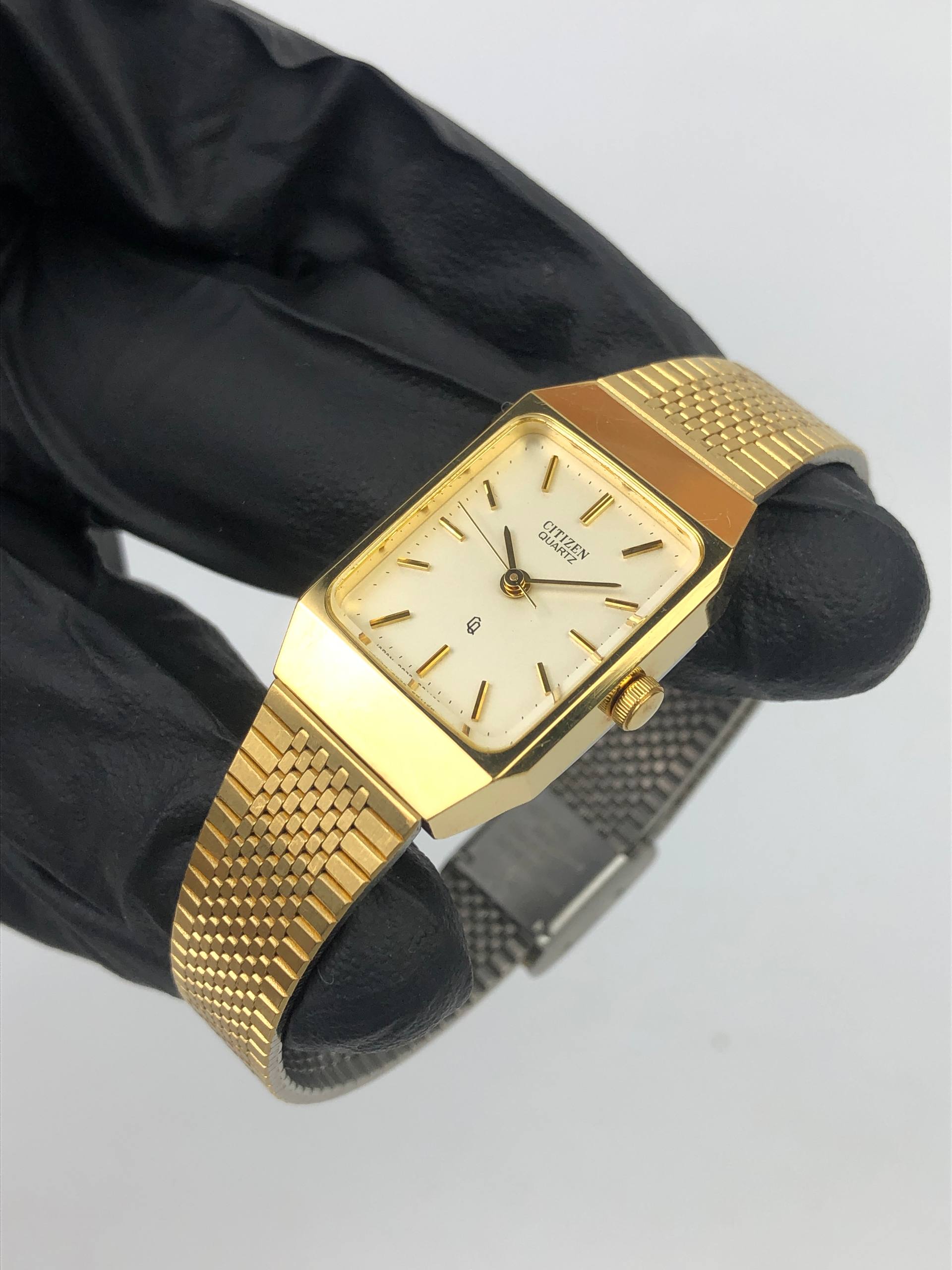 CITIZEN CRYSTON QUARTZ RECTANGLE LADIES - Gambar 3