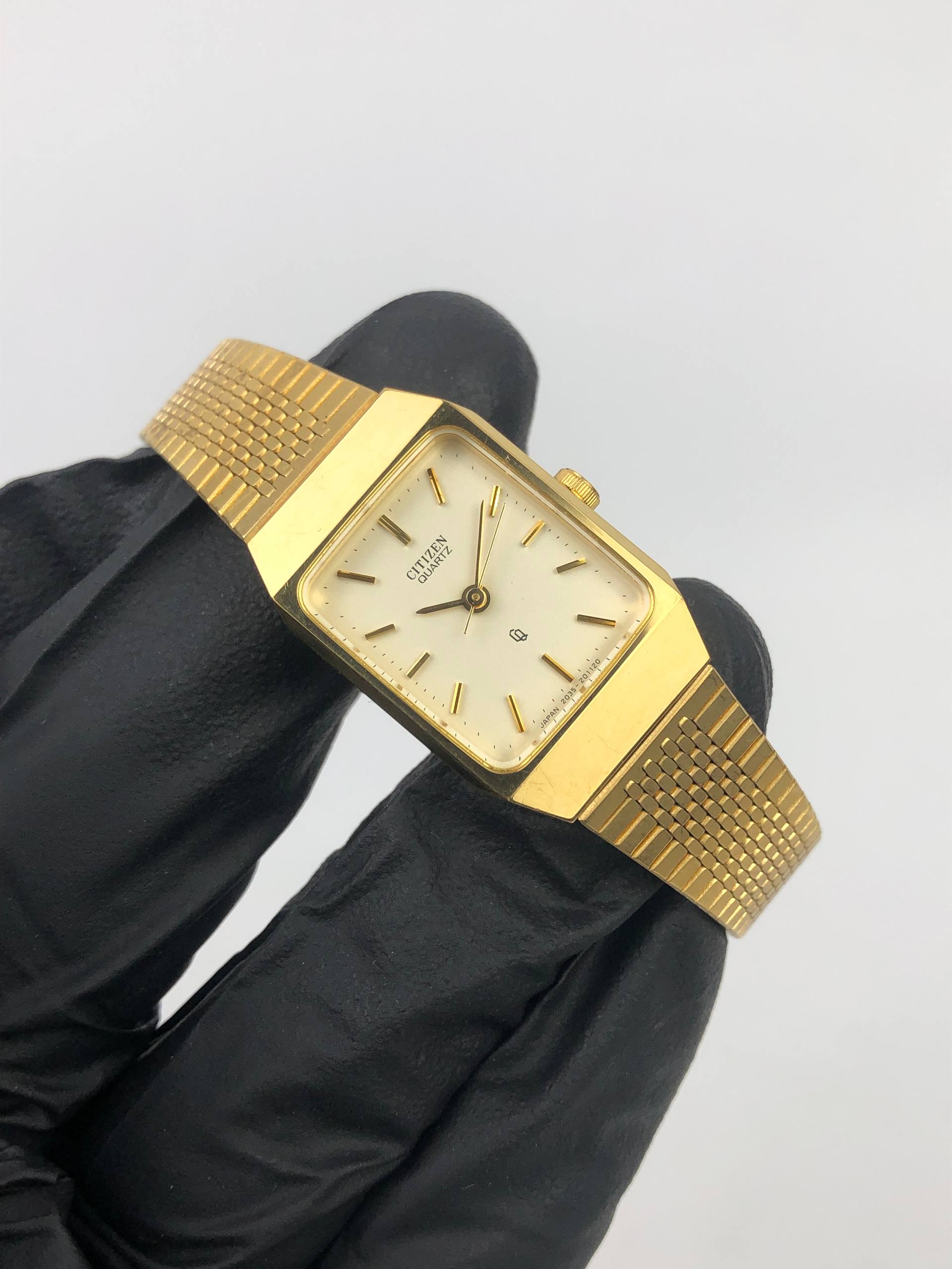 CITIZEN CRYSTON QUARTZ RECTANGLE LADIES - Gambar 4