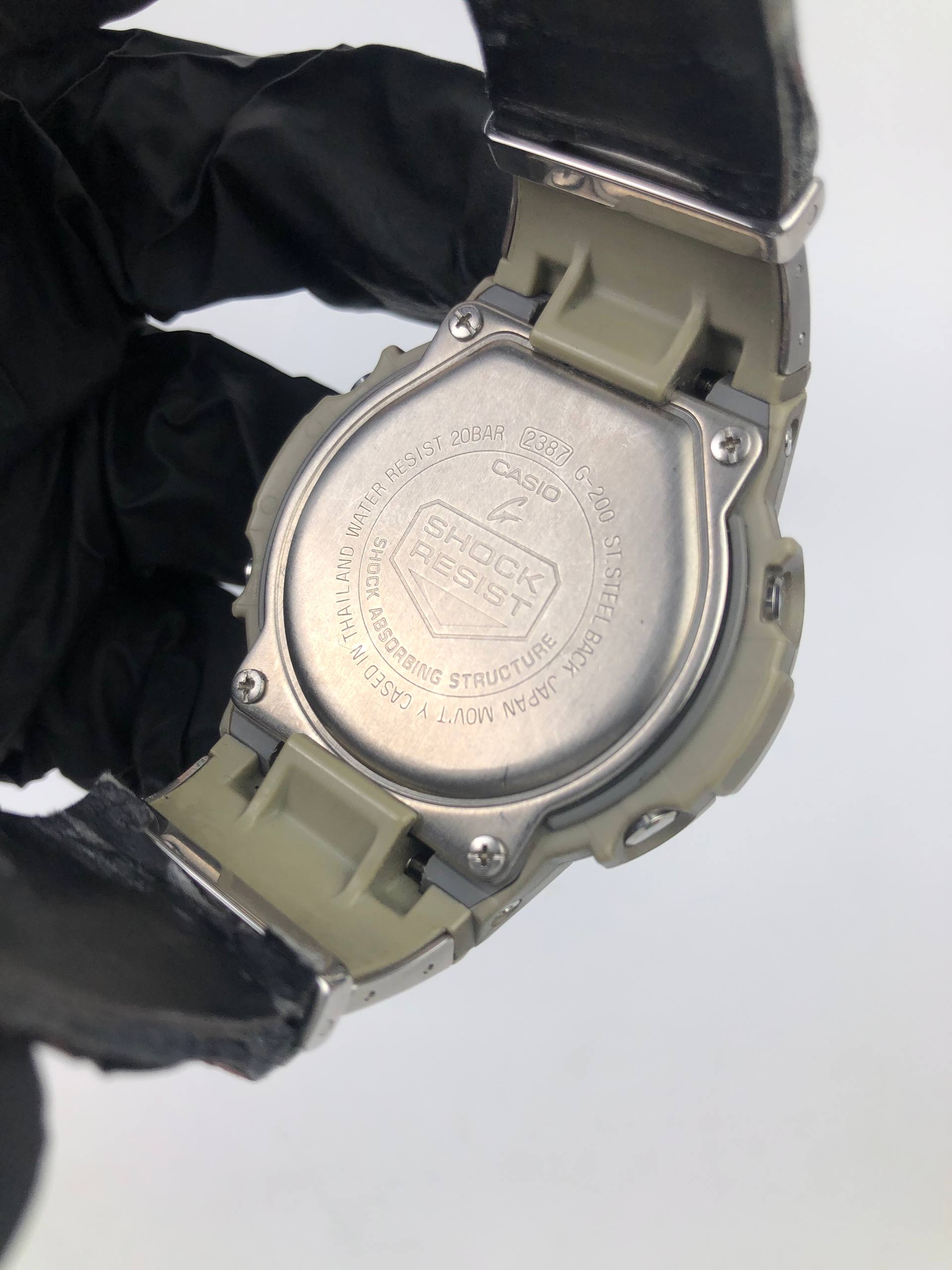 CASIO G-SHOCK ANA-DIGI RED DIAL SHOCK RESIST WR200M WATCH - Gambar 8