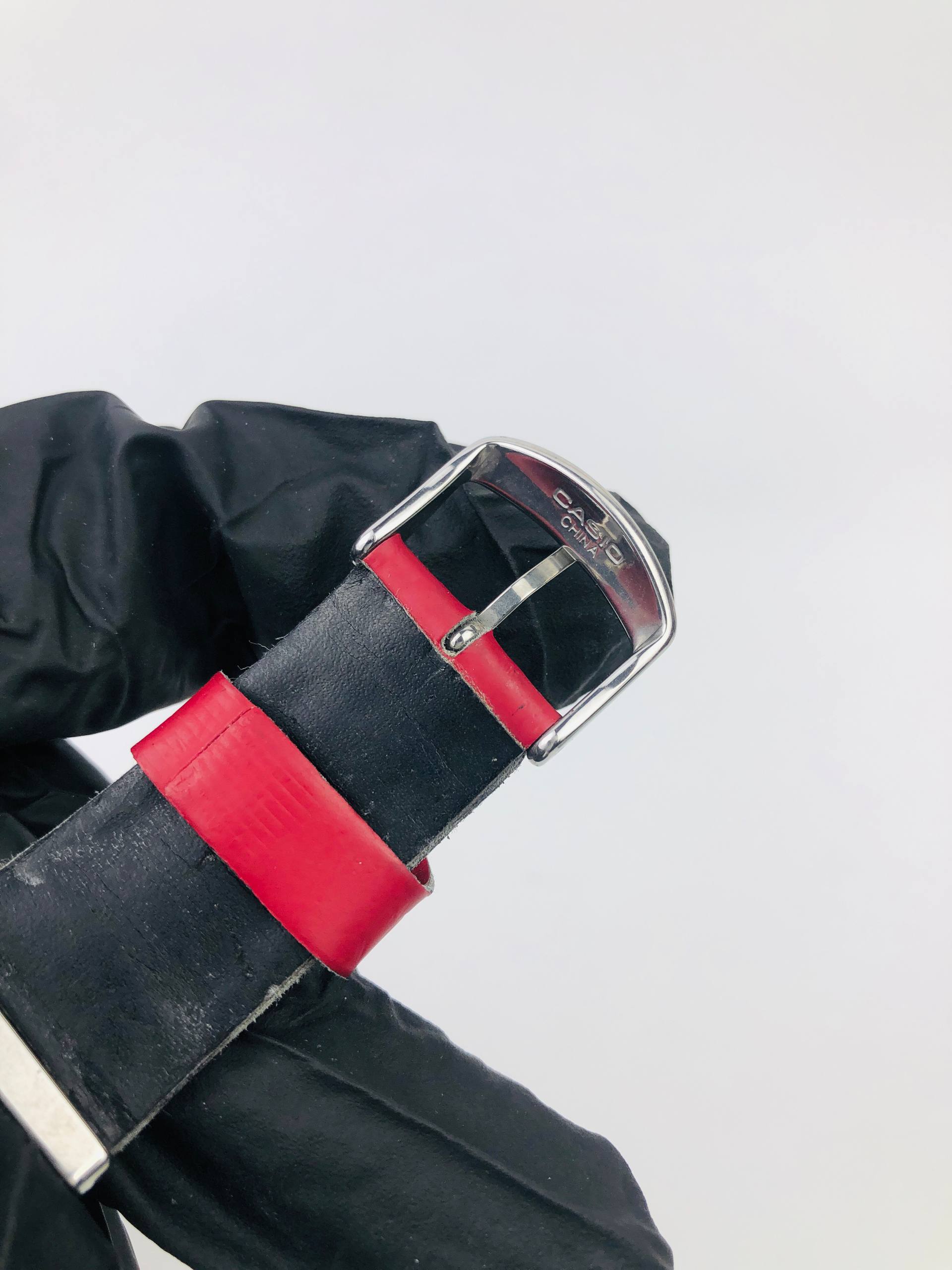 CASIO G-SHOCK ANA-DIGI RED DIAL SHOCK RESIST WR200M WATCH - Gambar 9