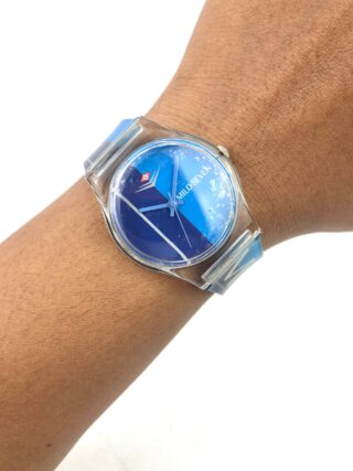 MILD SEVEN PROMOTIONAL BLUE DIAL TRANSPARENT CASE QUARTZ WATCH