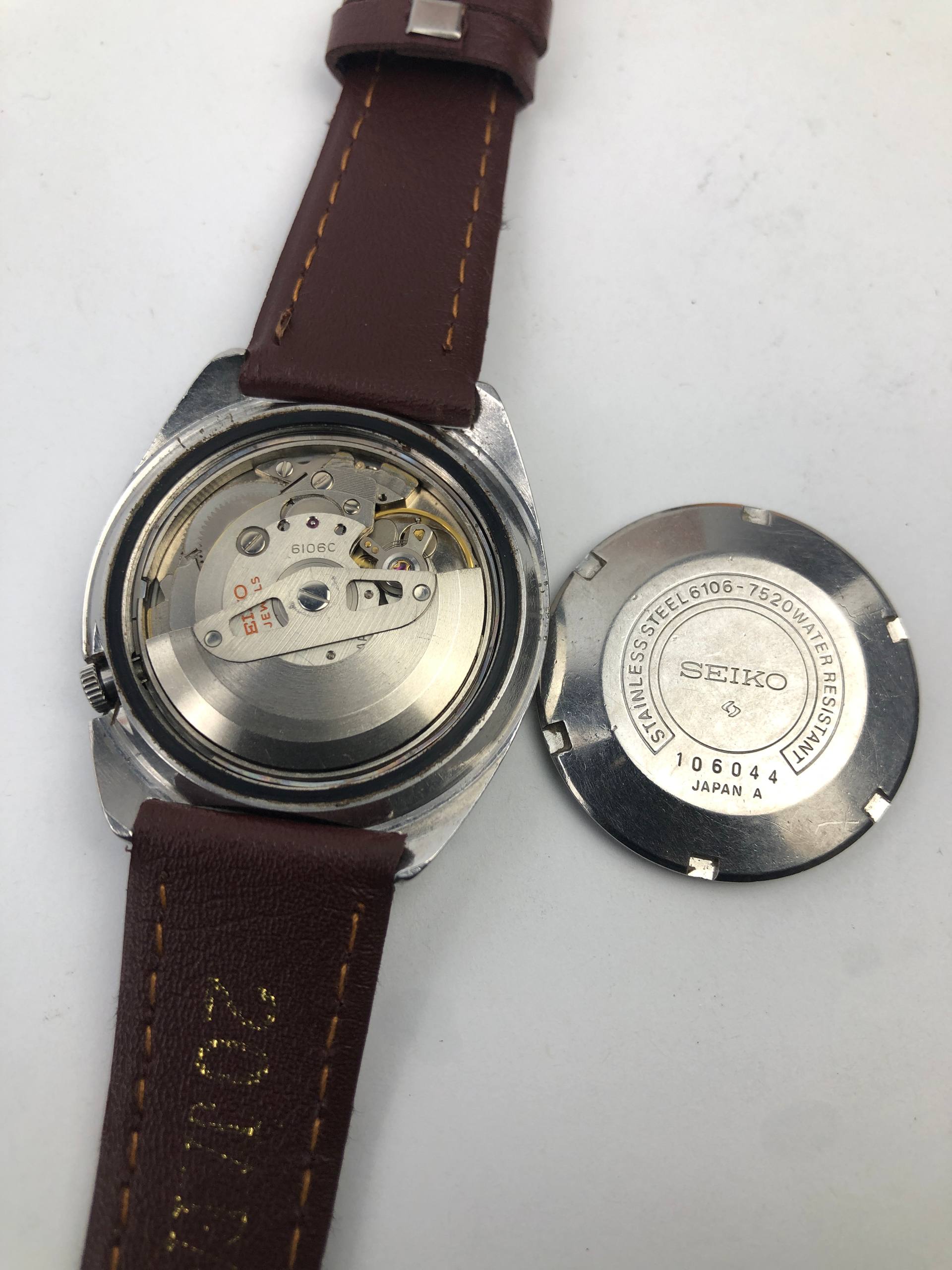 SEIKO 5ACTUS SS 23 JEWELS AUTOMATIC SILVER DIAL DAY DATE JAPAN - Gambar 7