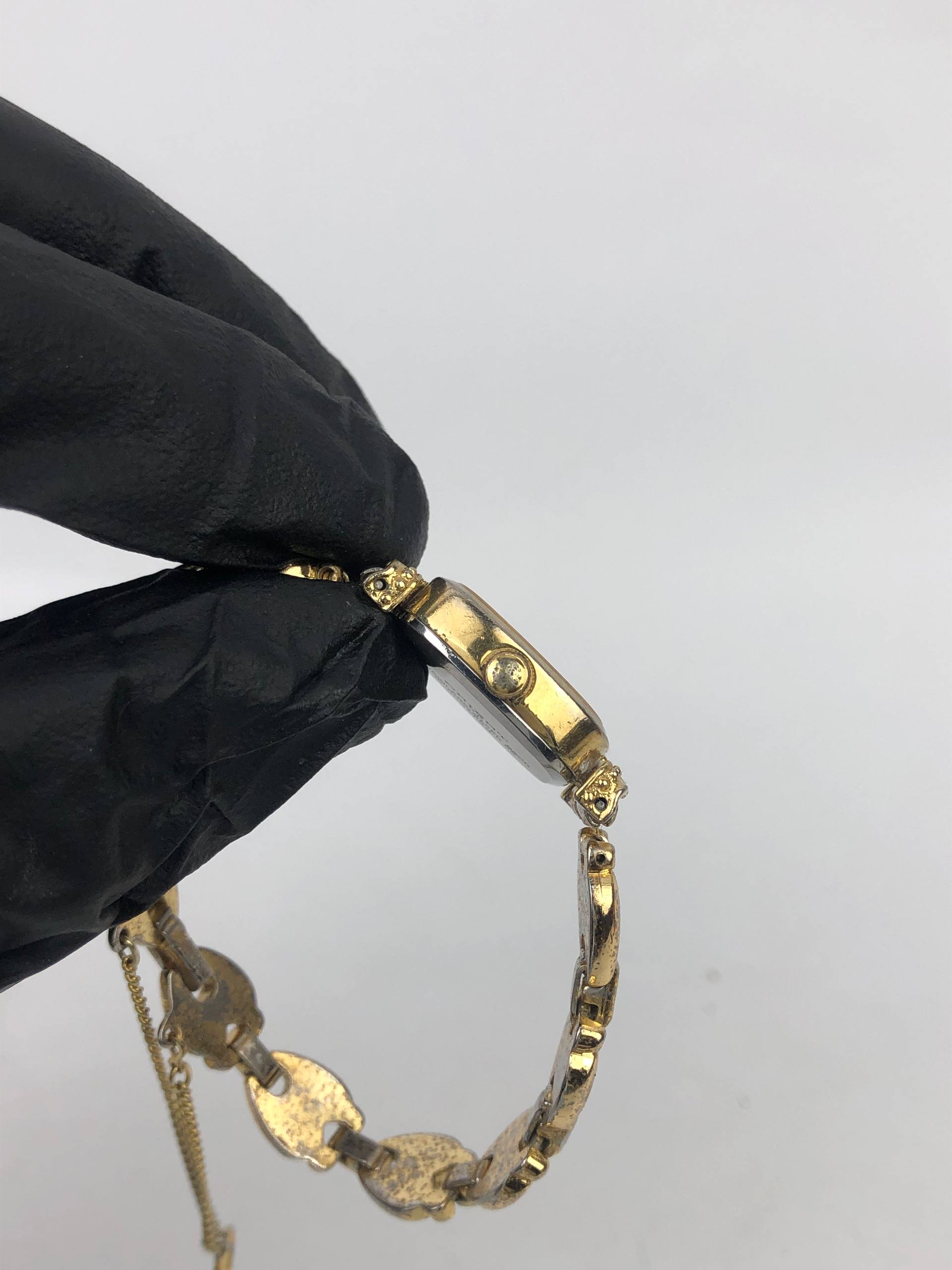ORIENT VINTAGE QUARTZ JEWELRY GOLD TONE LADIES DRESS WATCH JAPAN - Gambar 5