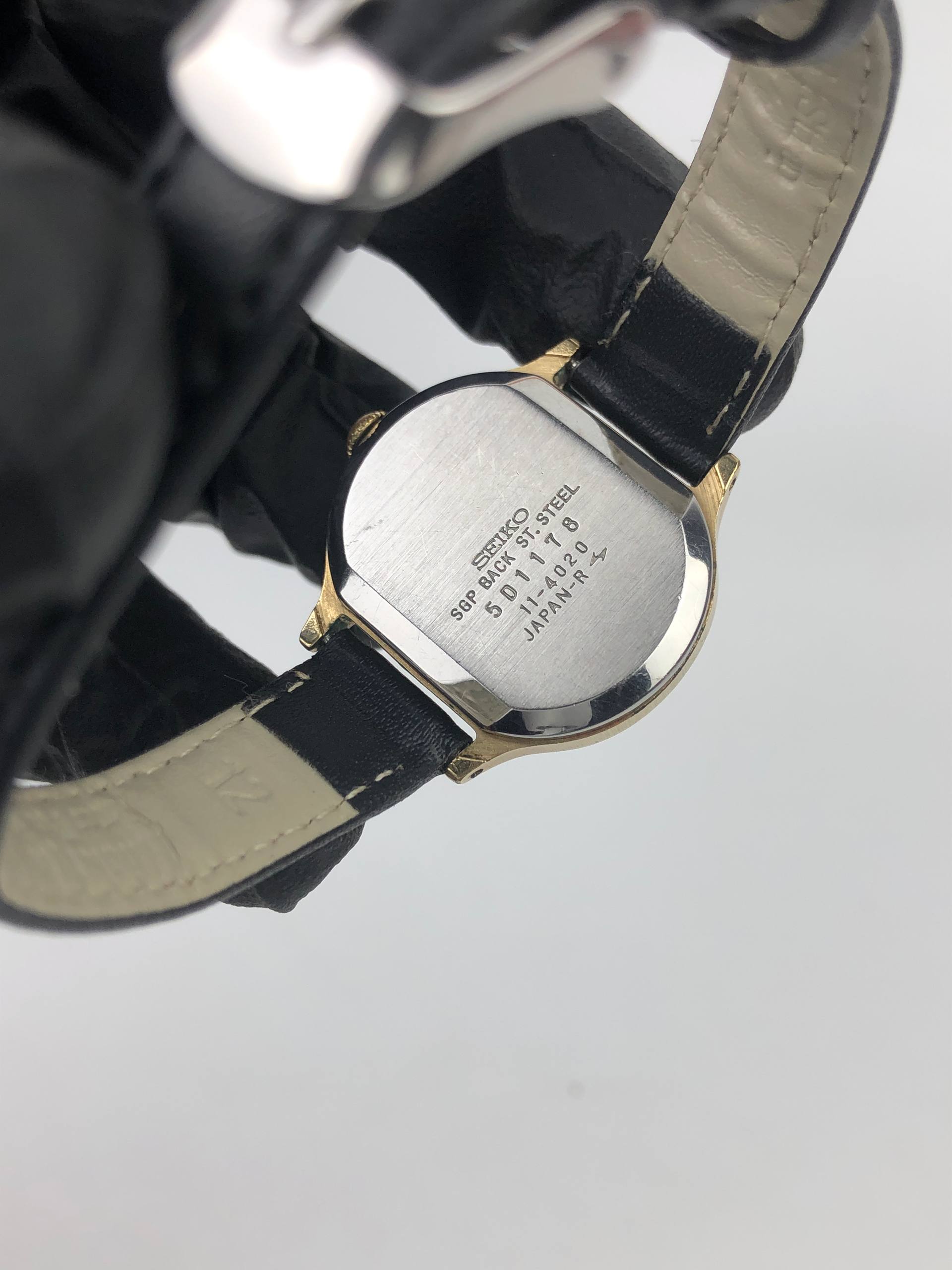 SEIKO SOCIE 21 JEWELS LINEN ROMAN DIAL MANUAL WATCH - Gambar 7