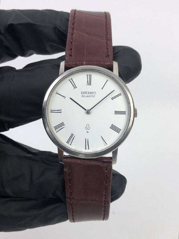 SEIKO CHARIOT 4130-9000 WHITE ROMAN DIAL ULTRA SLIM JDM DRESS WATCH - Gambar 2