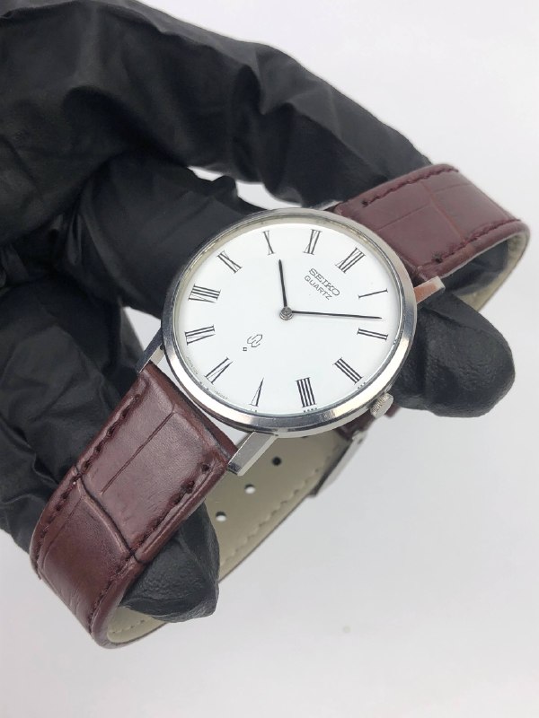 SEIKO CHARIOT 4130-9000 WHITE ROMAN DIAL ULTRA SLIM JDM DRESS WATCH - Gambar 3