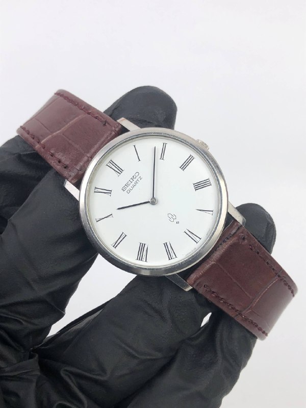 SEIKO CHARIOT 4130-9000 WHITE ROMAN DIAL ULTRA SLIM JDM DRESS WATCH - Gambar 4