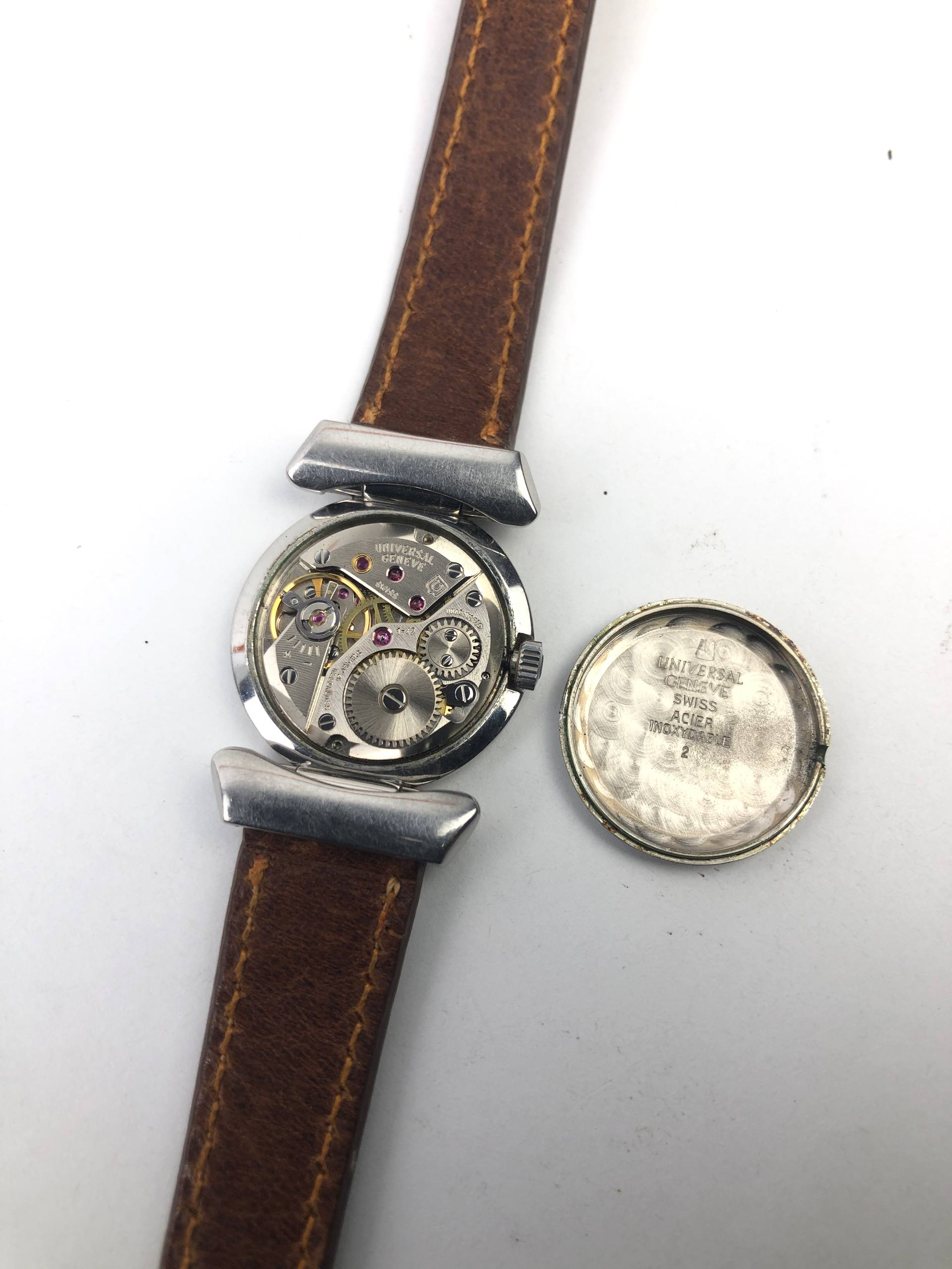 UNIVERSAL GENÈVE SWISS MADE CLASSIC ROMAN DIAL LADIES DRESS WATCH - Gambar 8