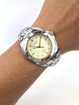 NICOLE SPORTS 200M CREAM DIAL DATE MEN’S WATCH