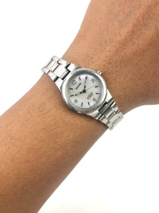 REGUNO SOLAR-TECH PEARL WHITE DIAL LADIES WATCH