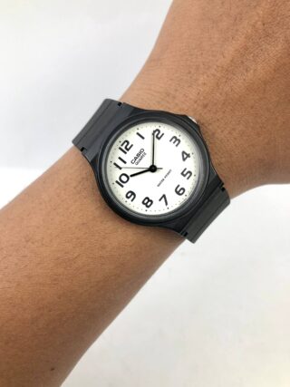 CASIO QUARTZ MQ SERIES BLACK RESIN CASE