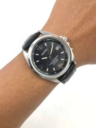 REGUNO CITIZEN RADIO CONTROLLED SOLAR TECH BLACK TEXTURED DIAL