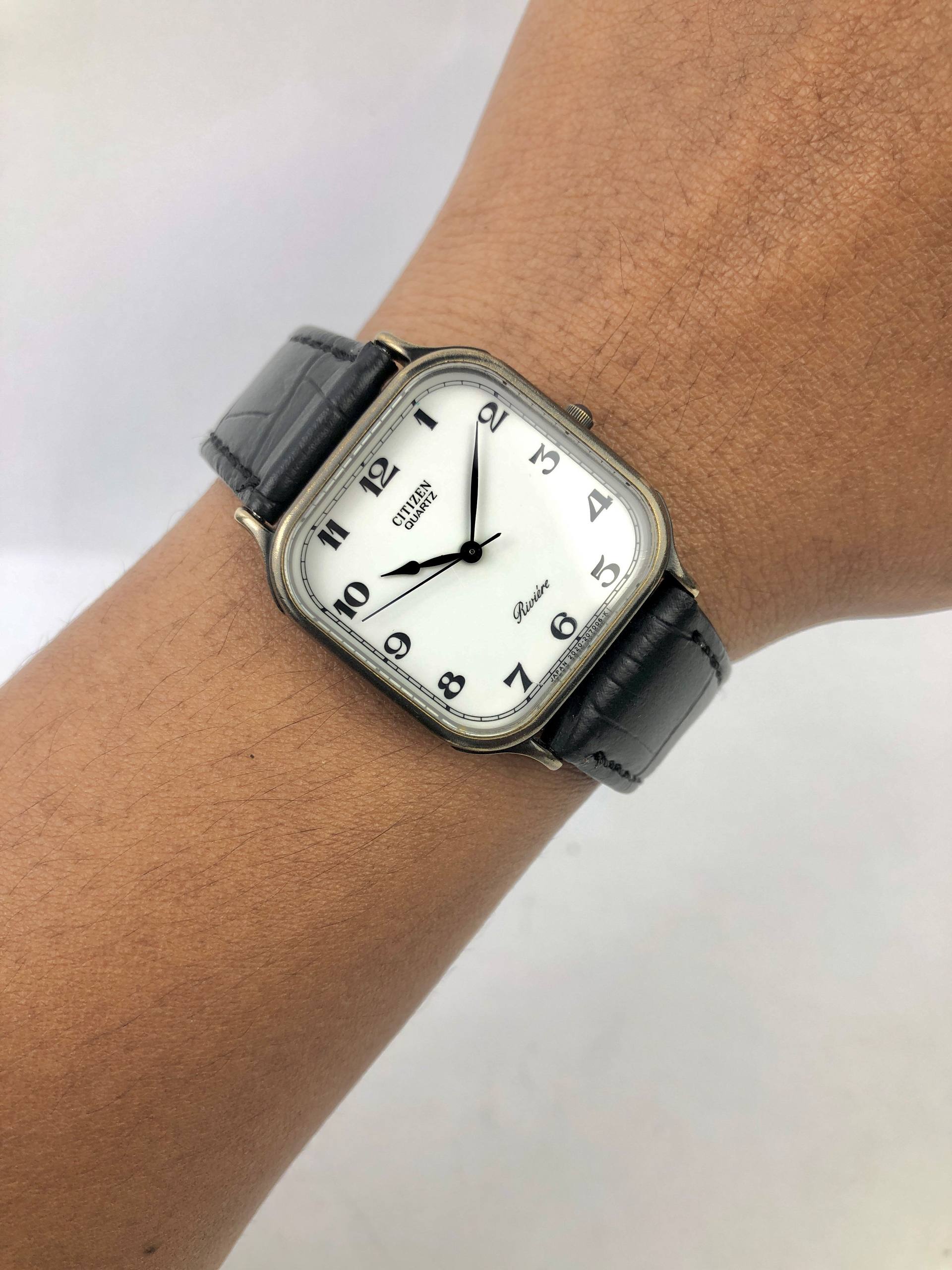 CITIZEN RIVIÈRE QUARTZ WHITE DIAL ARABIC NUMERAL