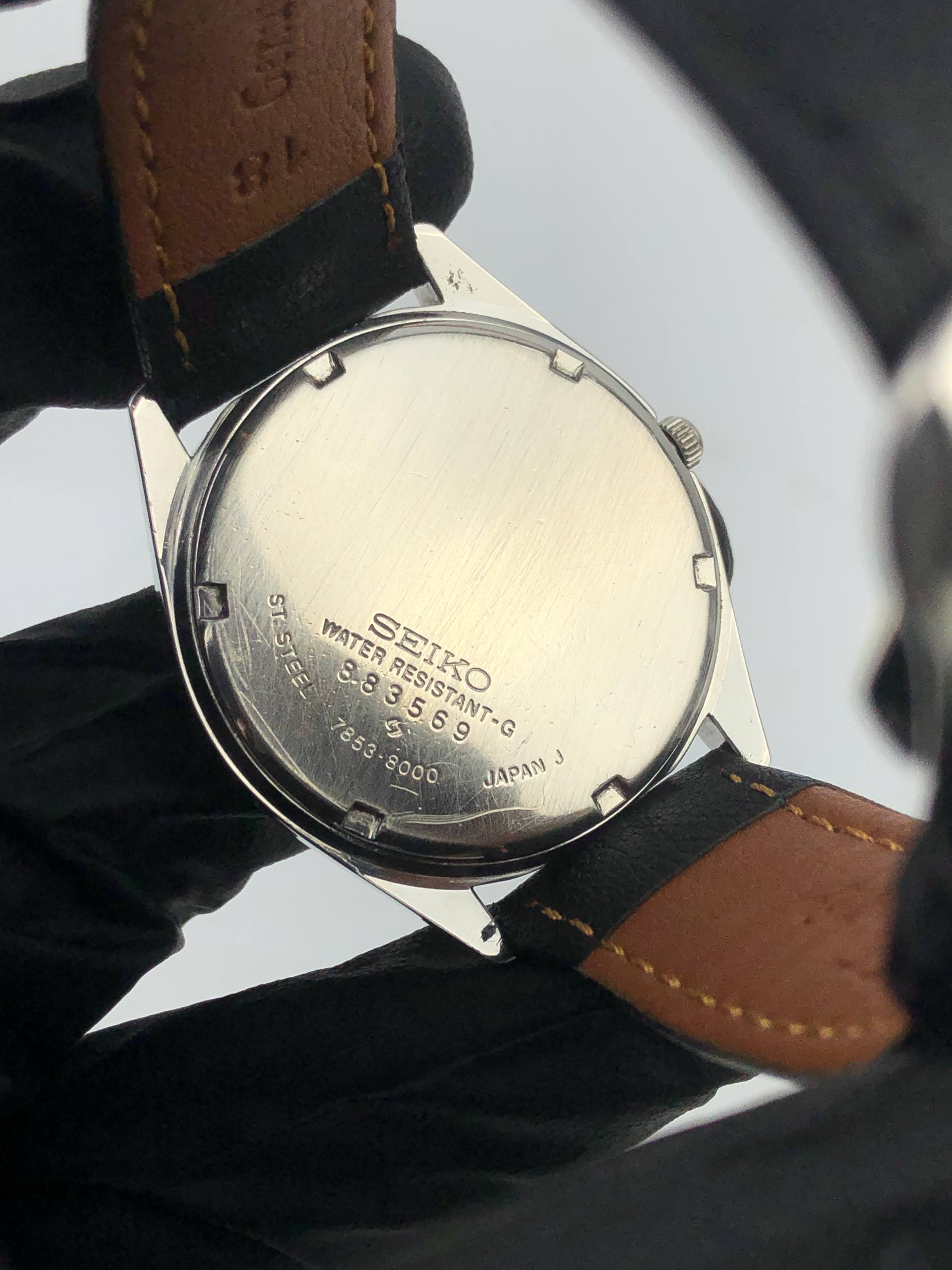SEIKO LORD QUARTZ 7853-8000 JDM HIGH ACCURACY QUARTZ SILVER LINEN DIAL - Gambar 7
